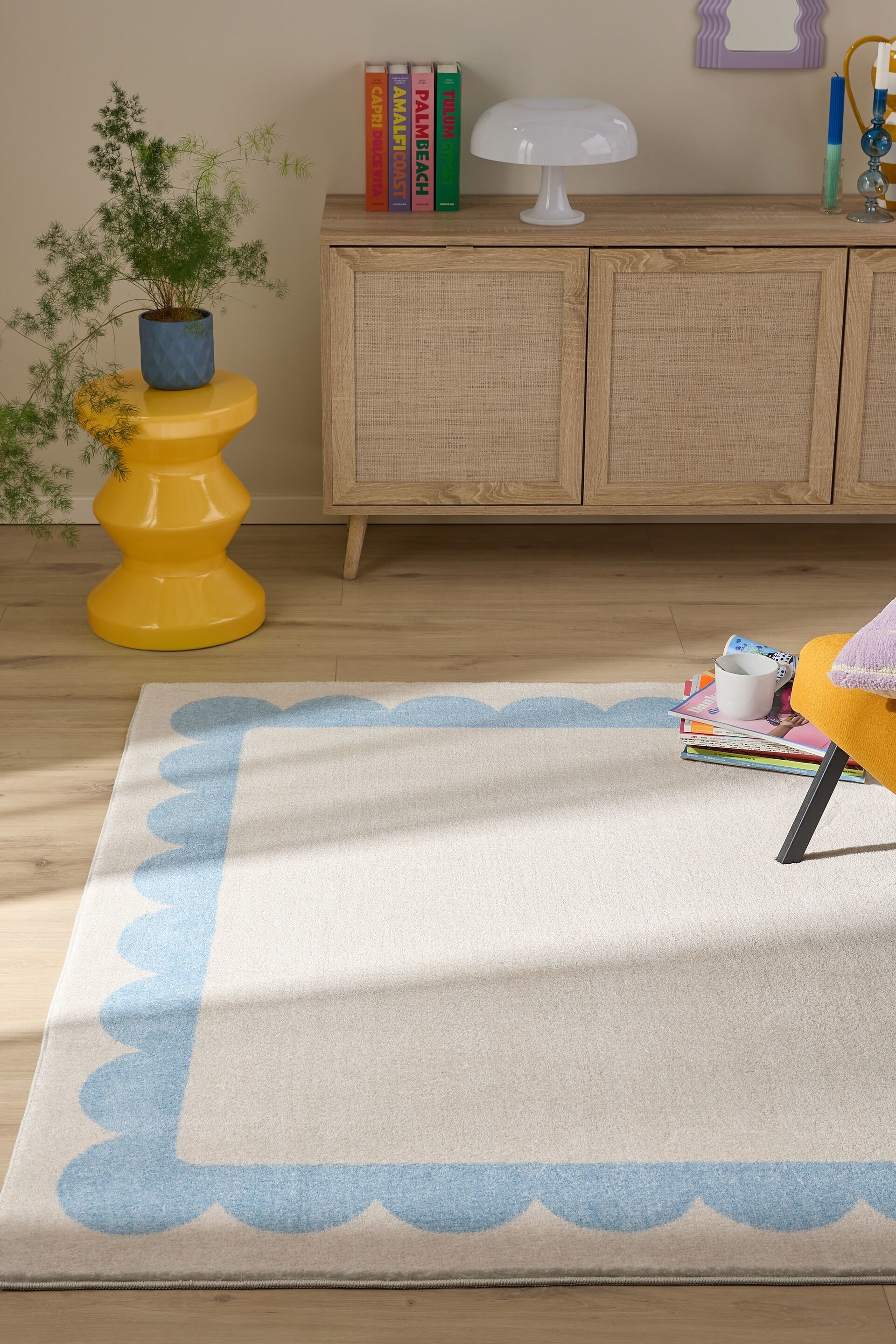 Pestävä Matto Frame - Sininen/Violetti/Oranssi