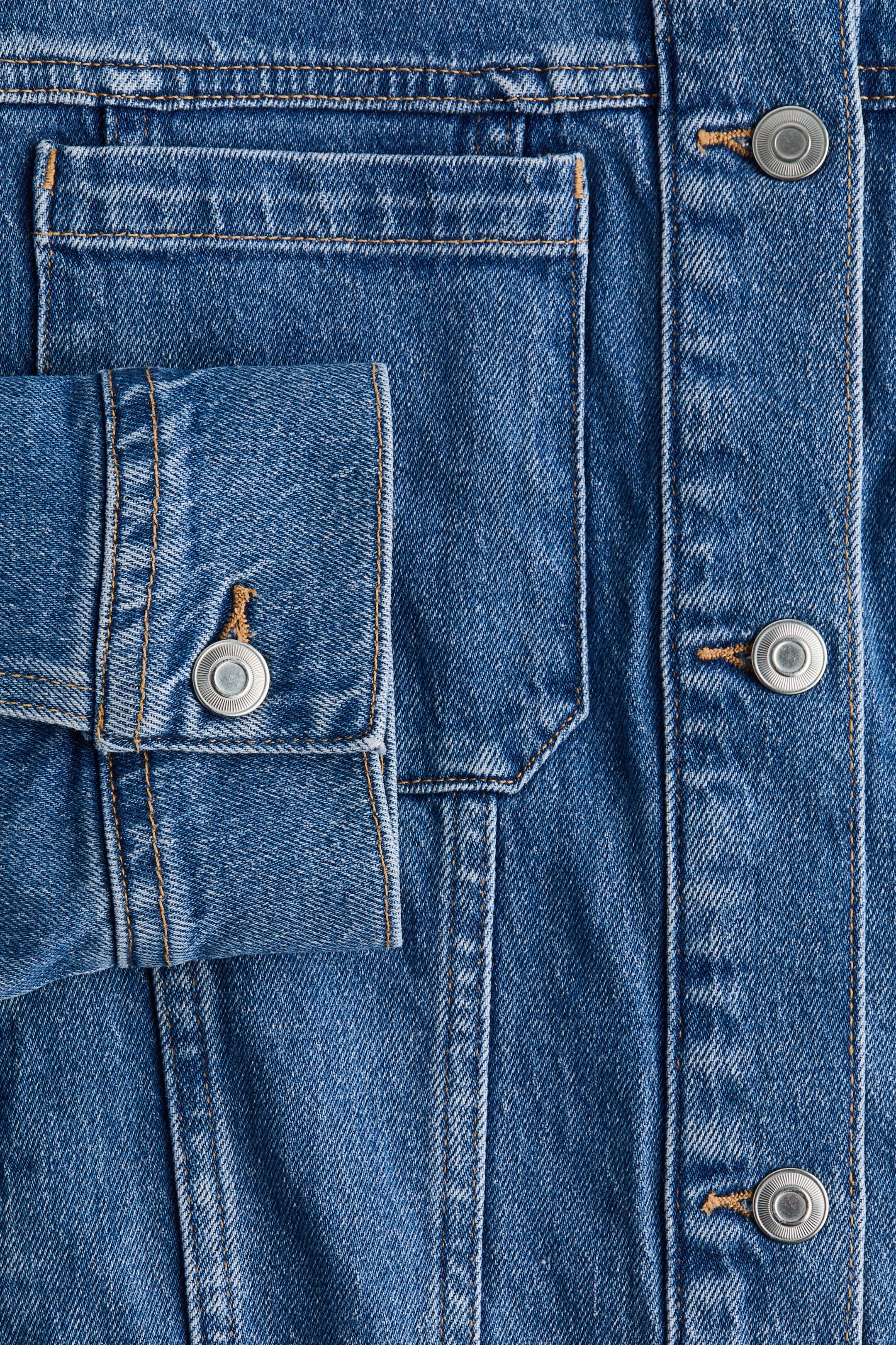 Collarless Trucker Jacket