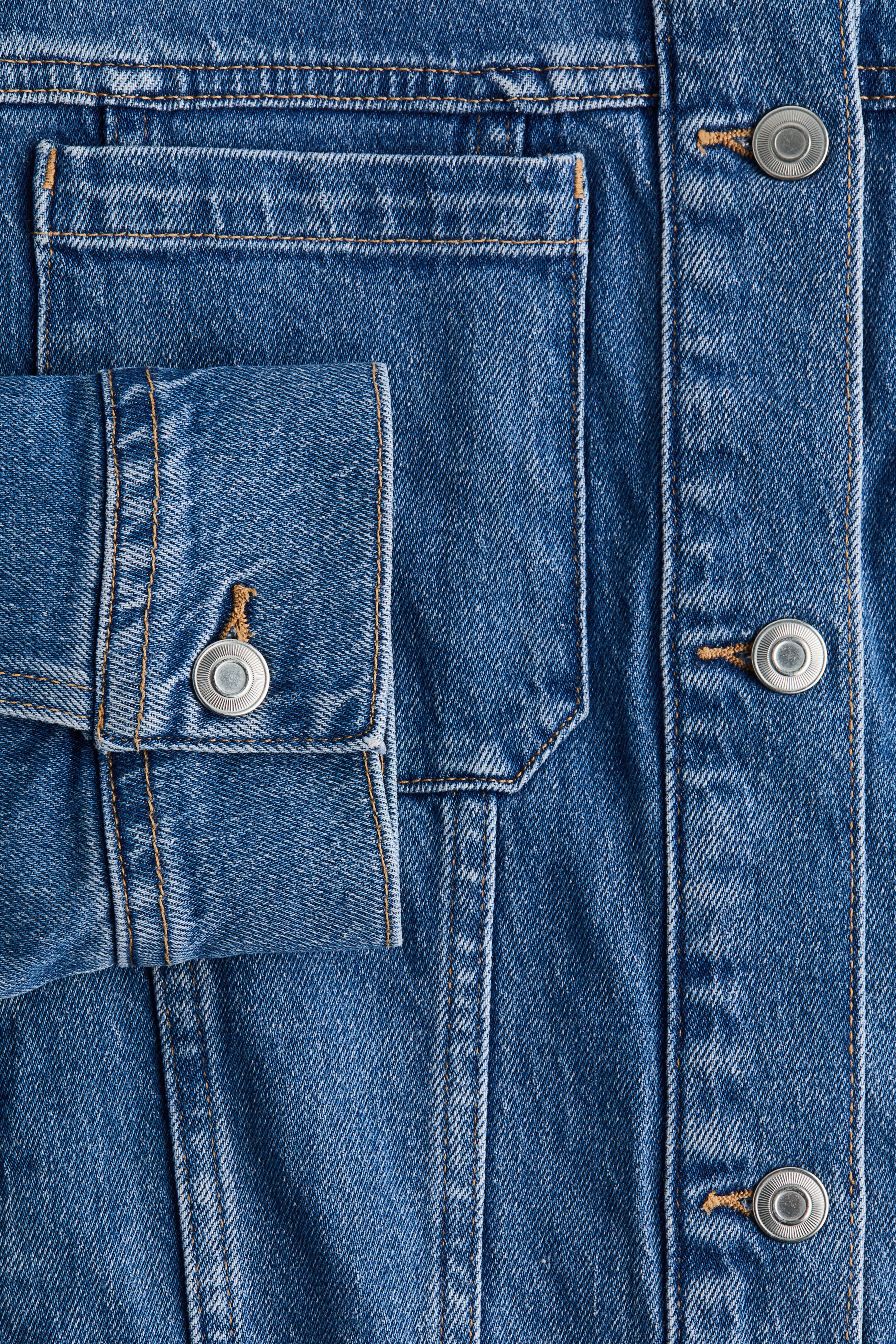 Collarless Trucker Jacket