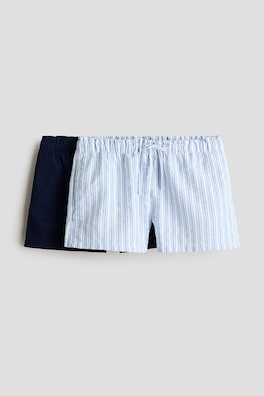 2-pack bomullsshorts