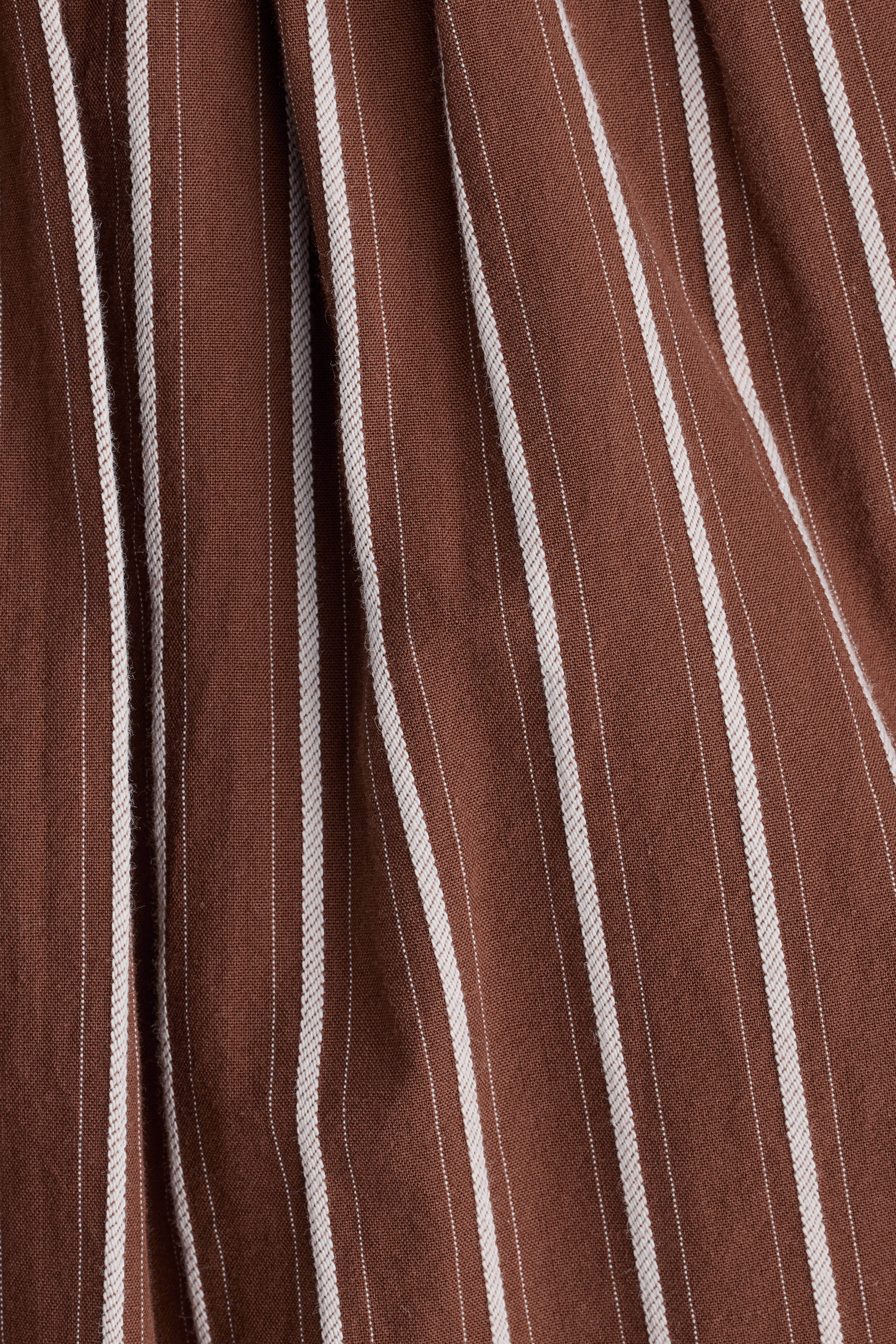 Belted Balloon-Leg Pants