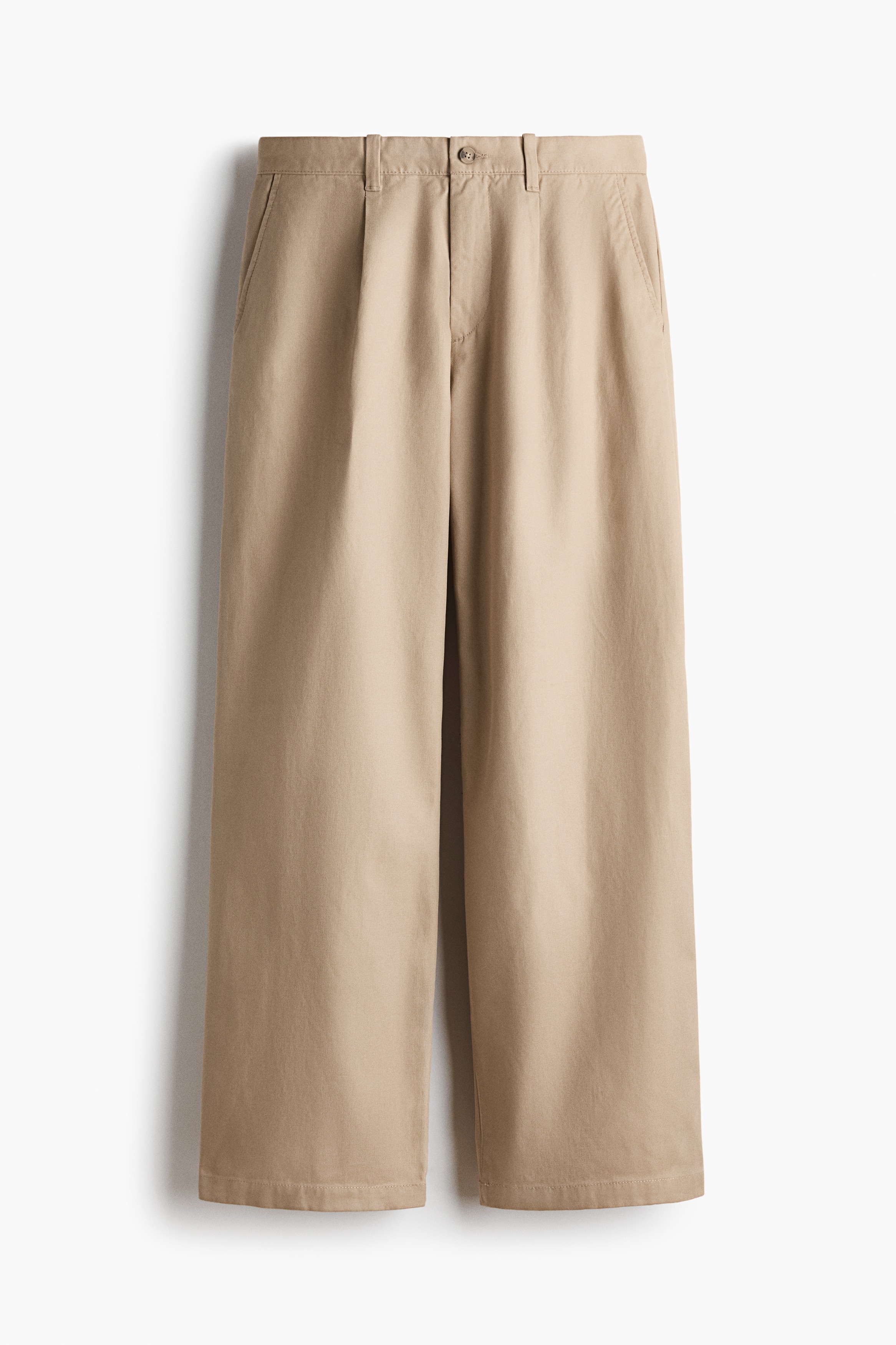 Chinos Loose Fit - Beige/Sort