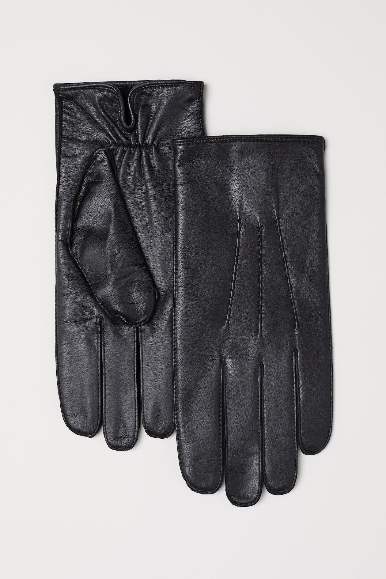 Leather gloves - Black - Men | H&M GB