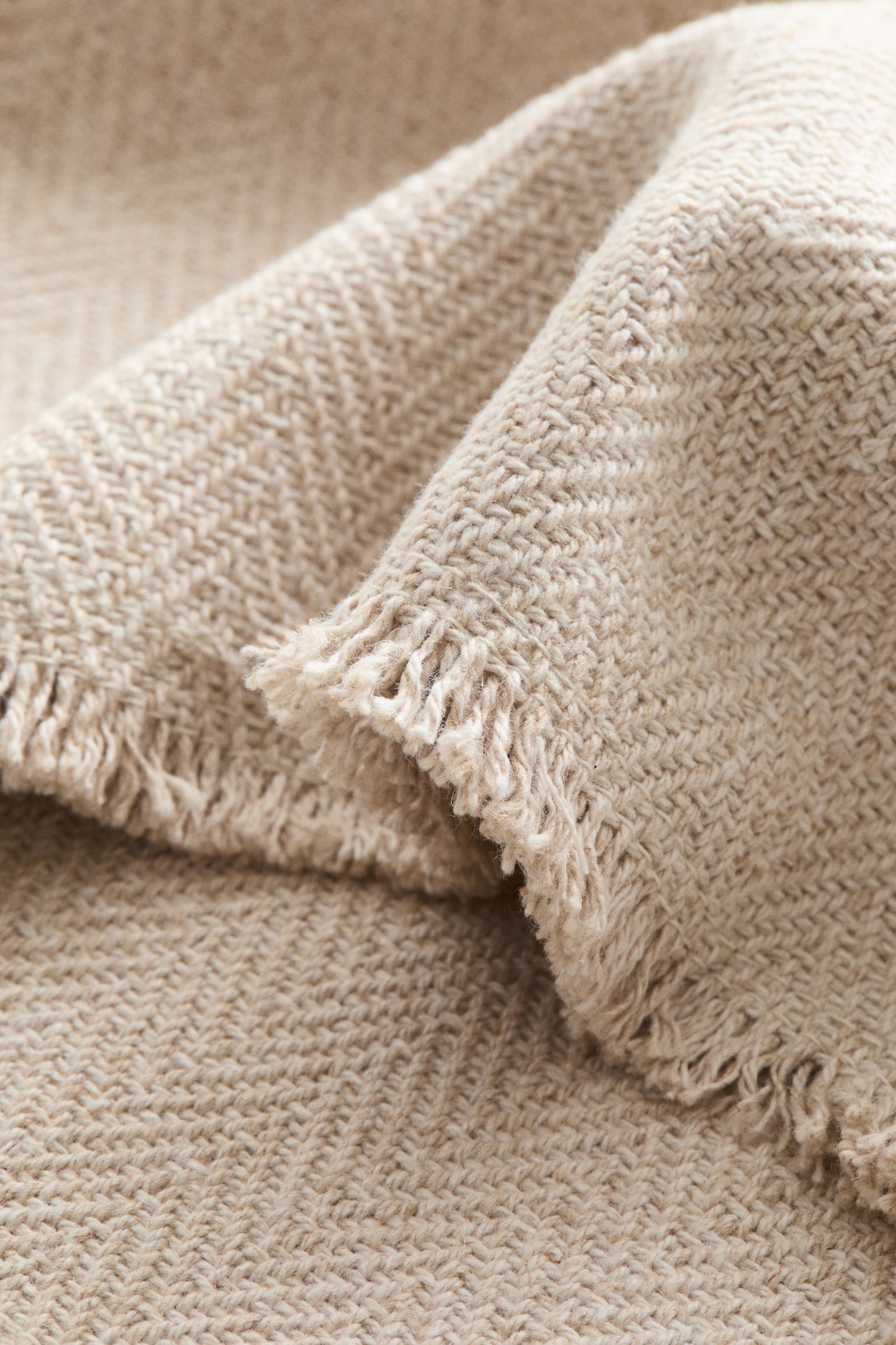 2-pack jute-blend place mats - Light beige - 3
