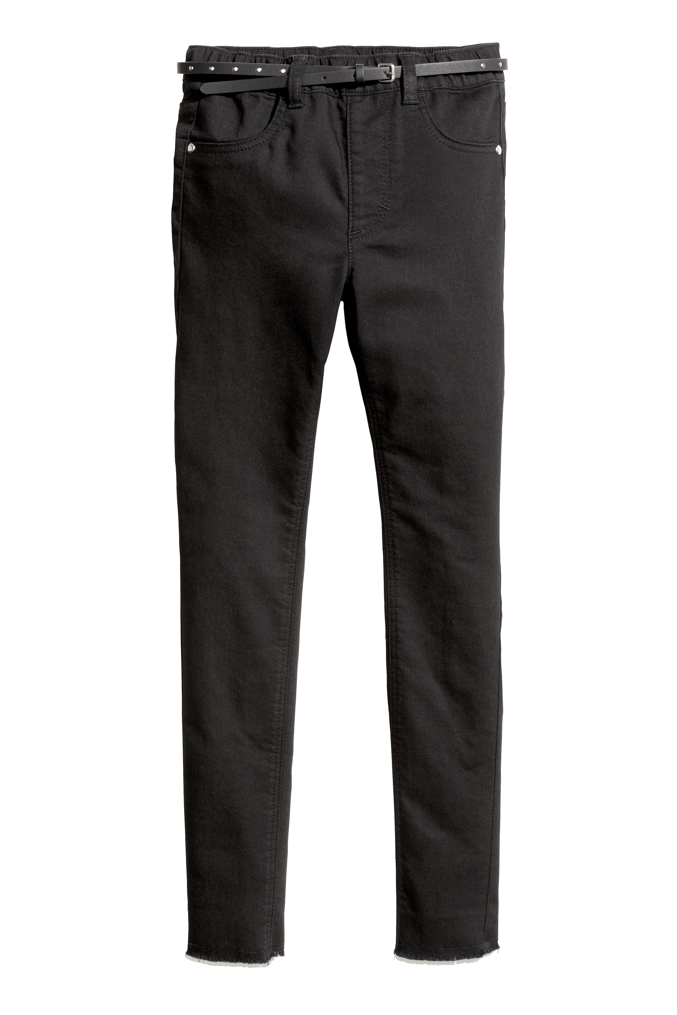 Büyük resmi görüntüle: Kemerli Pantolon - Siyah - ÇOCUK | H&M TR 1