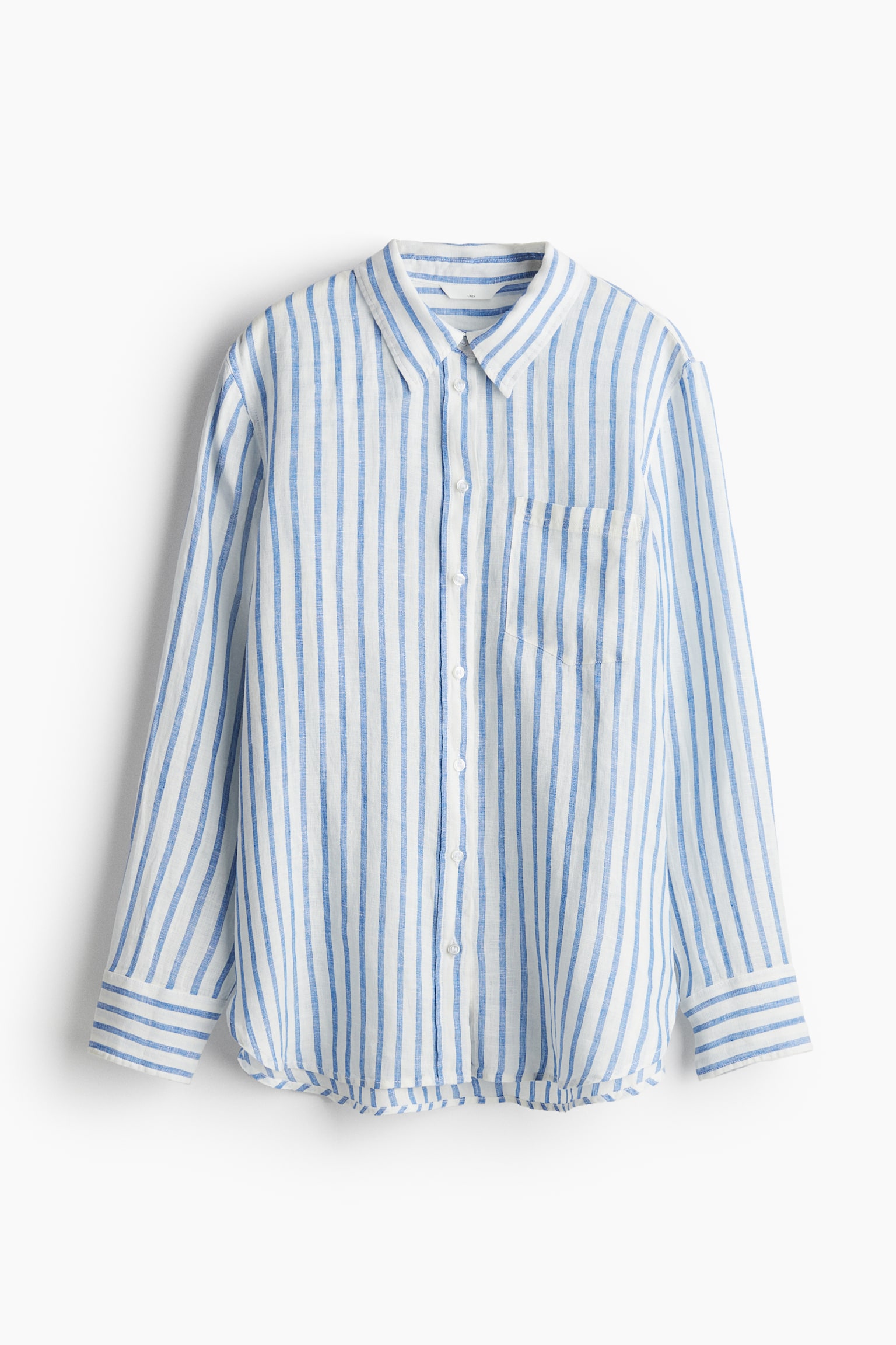 Linen shirt - White/Blue striped/White/Light beige/Black/Pale blue/Blue/White striped - 2