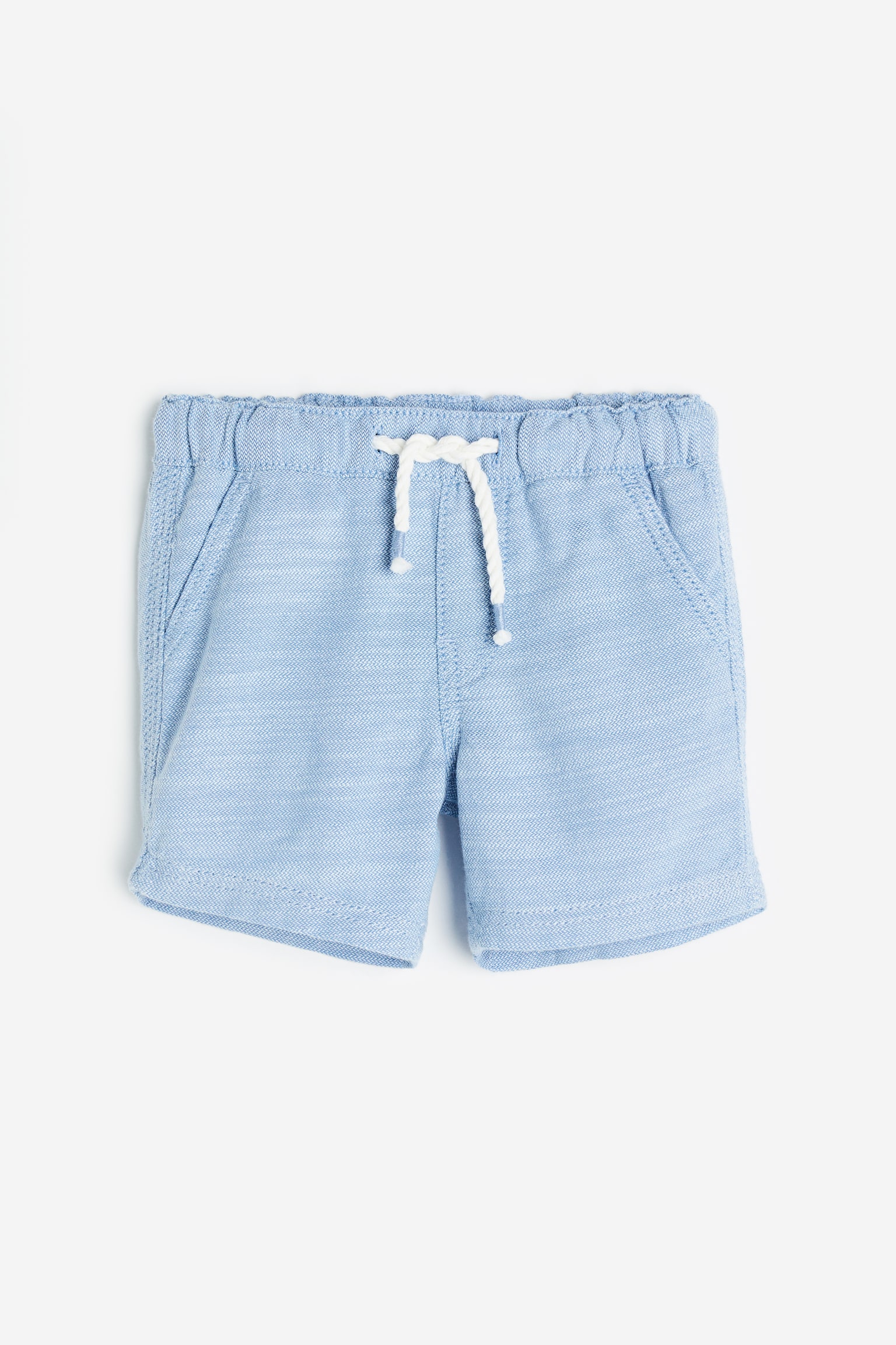 Cotton shorts - Light blue
