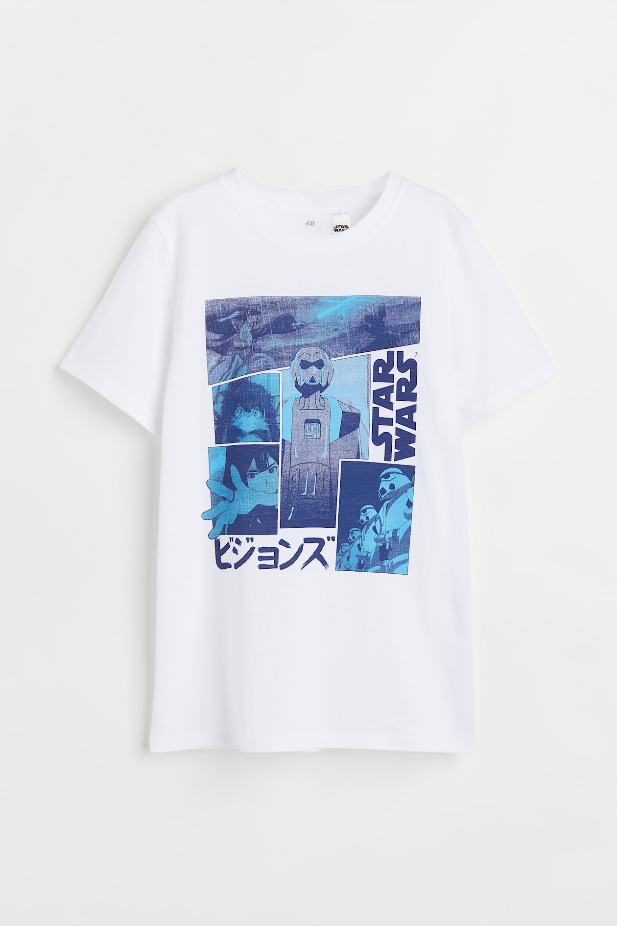 White/Star Wars Printed T-shirt for kids | H&M