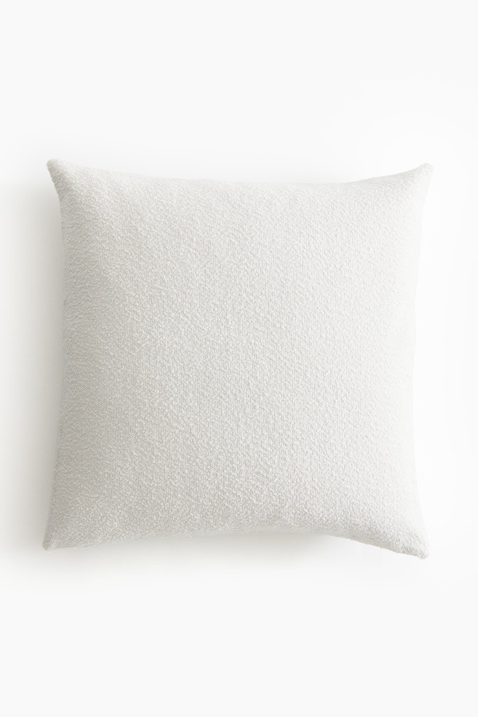 Bouclé cushion cover - White - 1