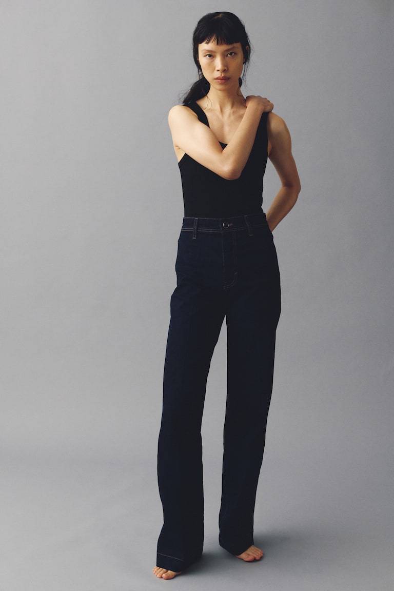 Wide High Jeans