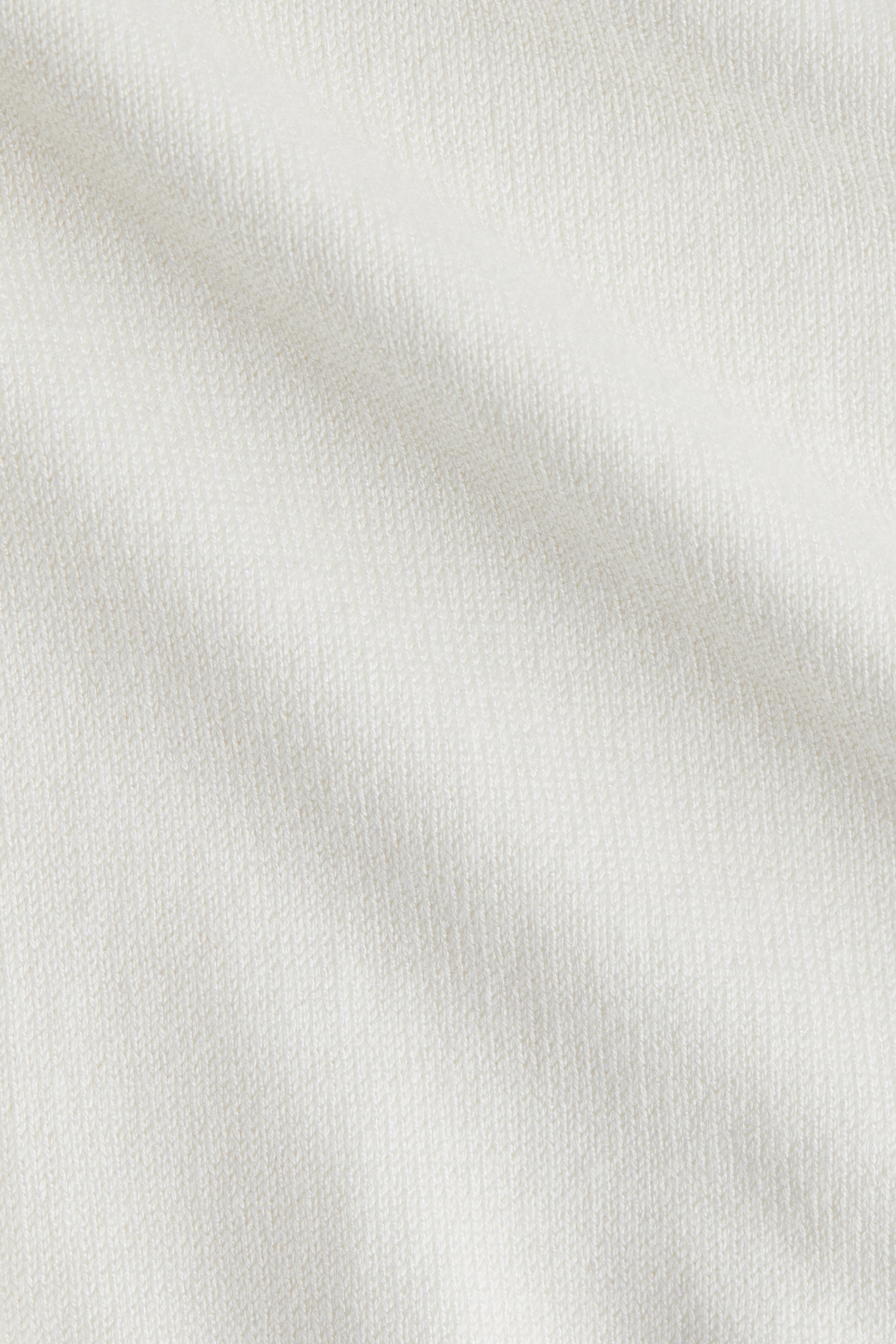 Ampliar la imagen: Fine-knit polo-neck top - Blanco | H&M MX 4