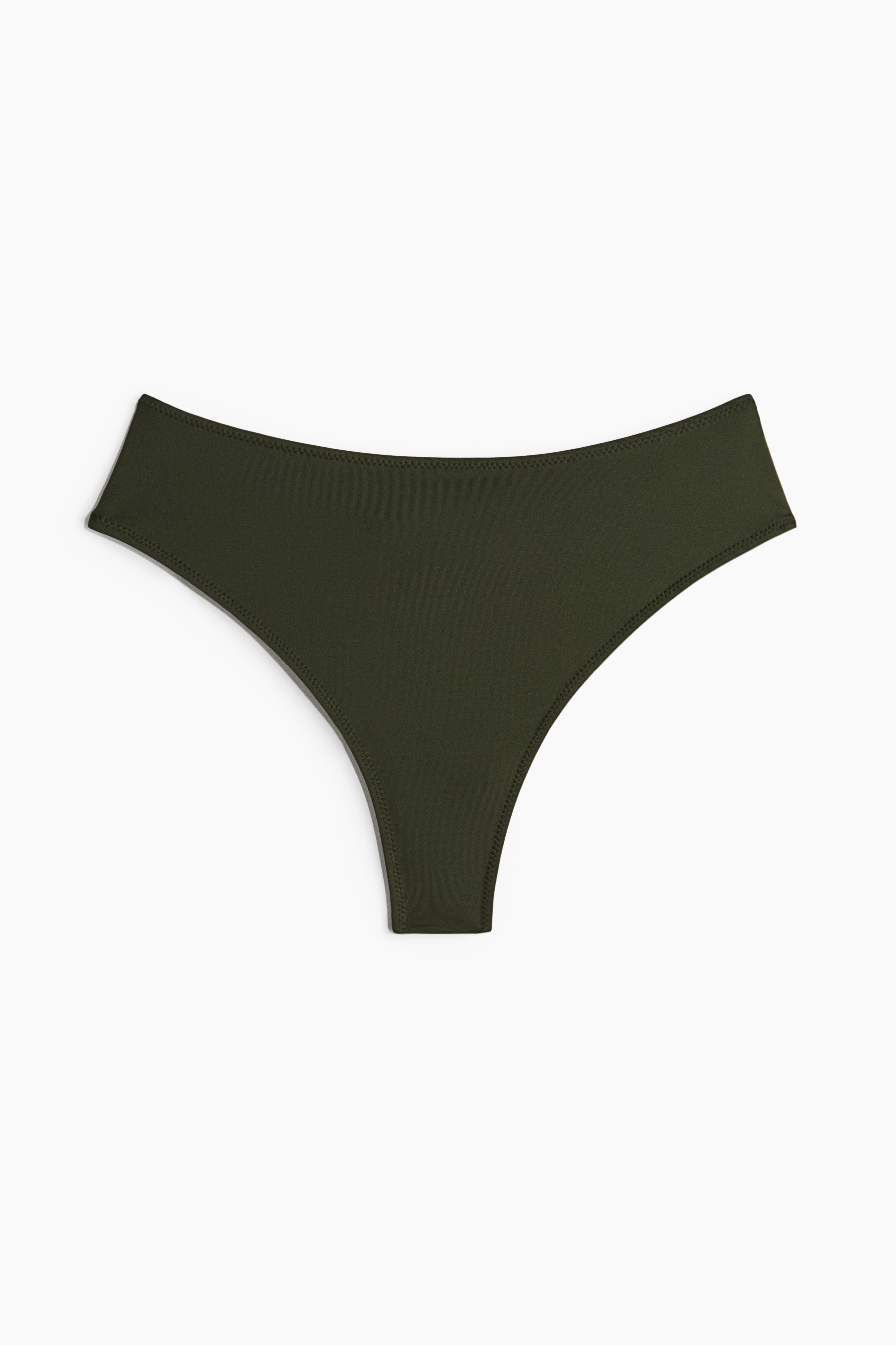 Brazilian bikini bottoms - Dark green/Brown/White/Red patterned/White/Green patterned/White