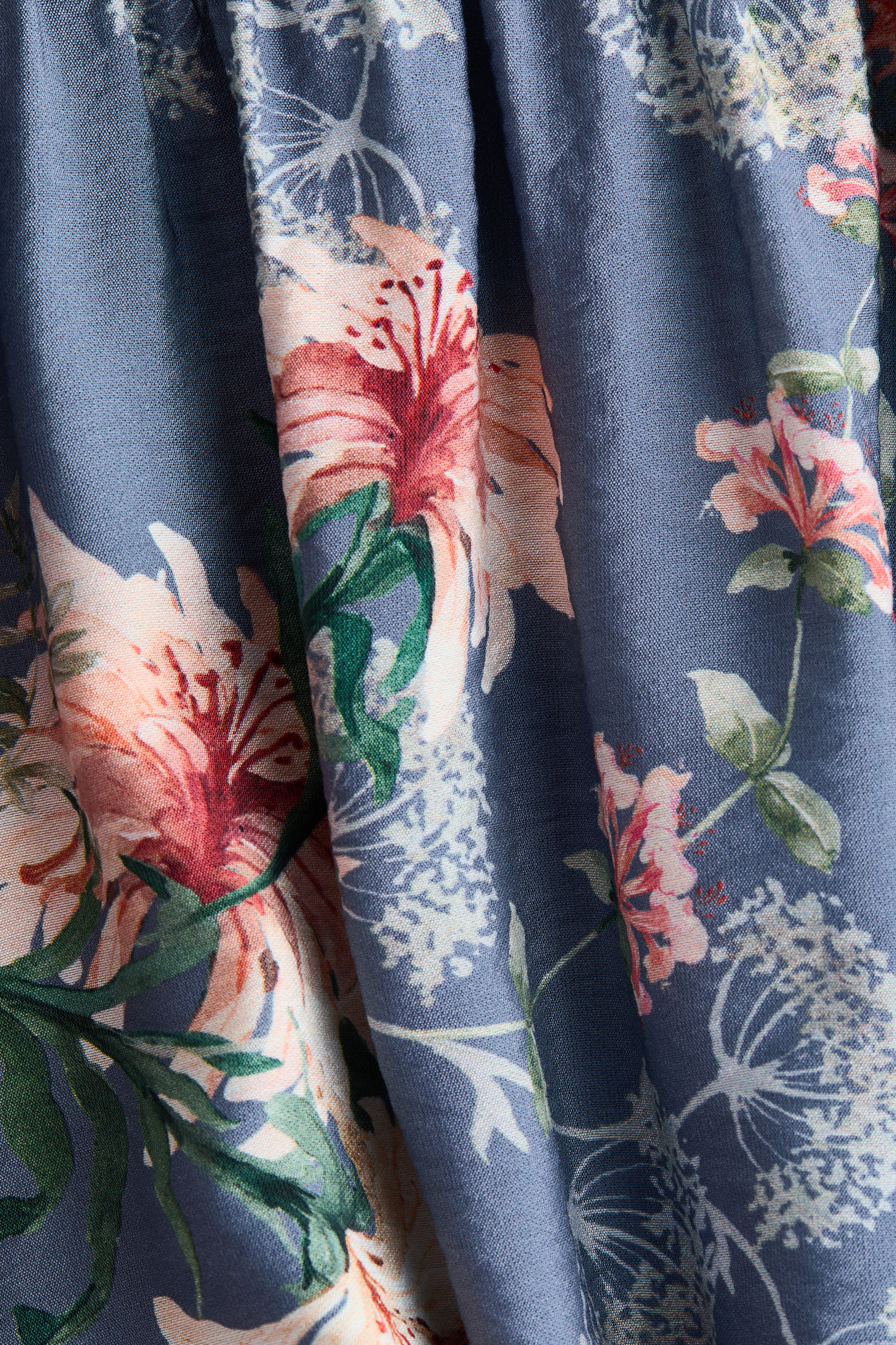 Tie-Detail Button-Front Dress