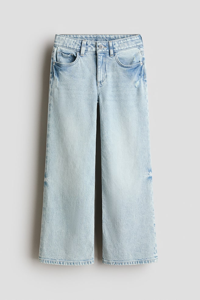 Baggy Fit Bootcut Leg Jeans - Helles Denimblau/Denimblau/Denimgrau/Denimblau/Ausgewaschenes Hellgrau/Denimblau/Denimblau - 1