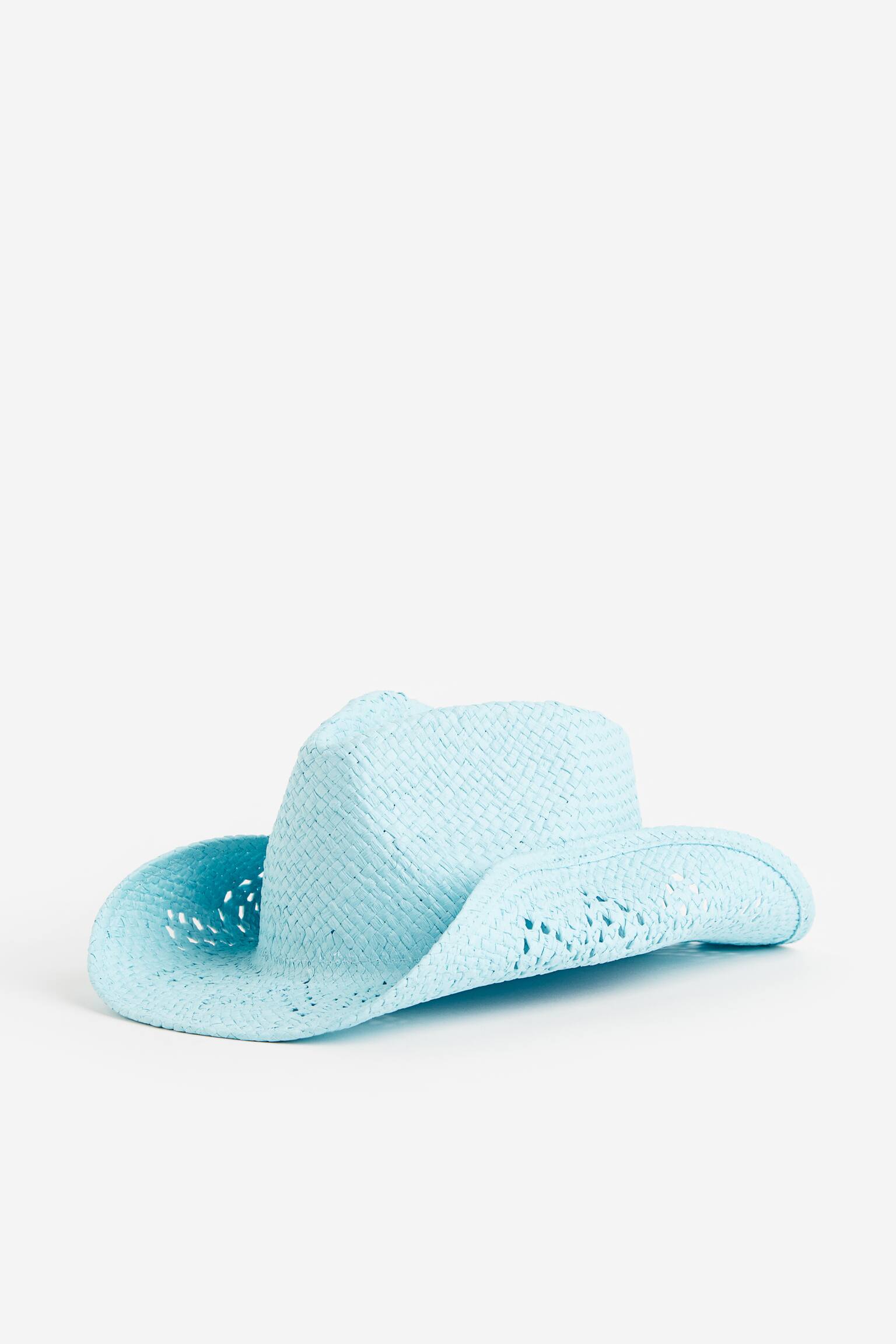 Straw Hat - Light blue - 1