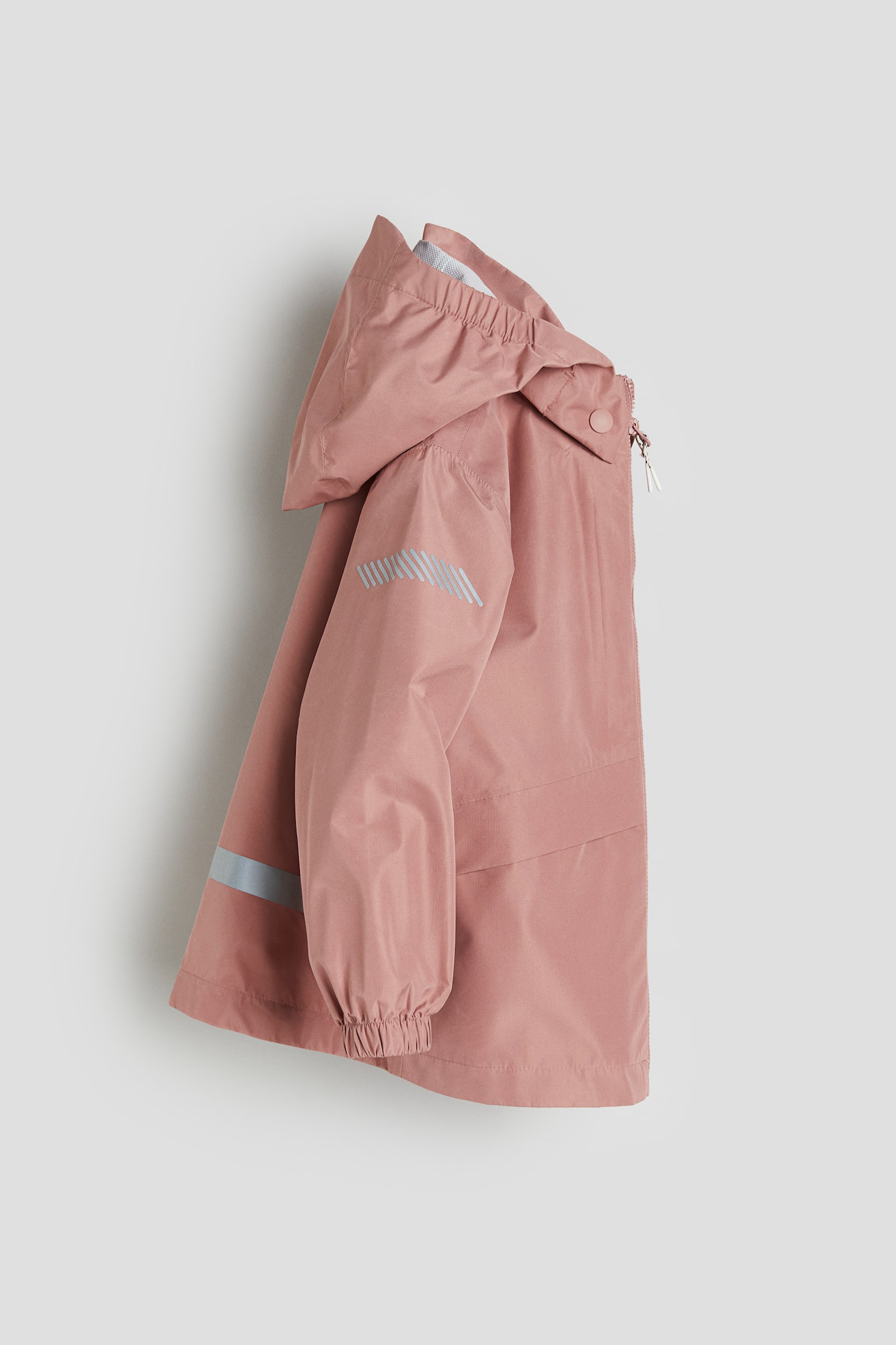 Rain Jacket - Dusty pink/Dark grey/Dinosaurs - 2