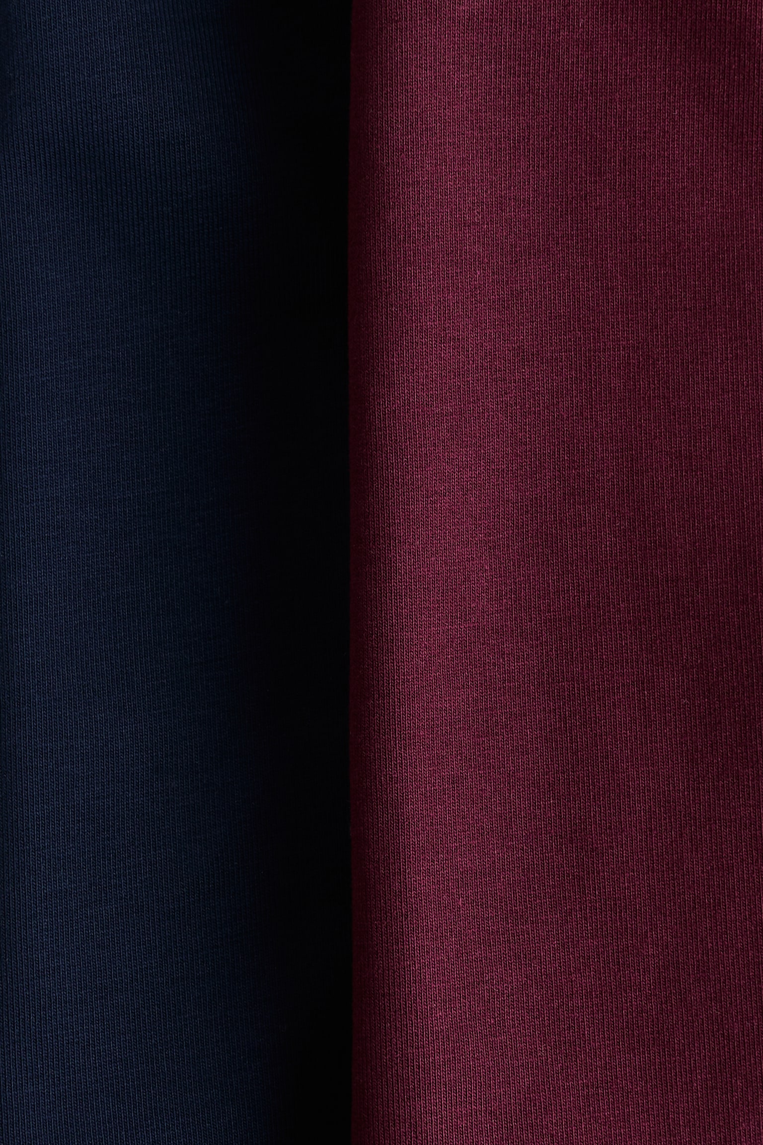 Детские леггинсы H&M 2-pack Cotton with Brushed Inside, цвет: Тёмно-синий / Красный — фото 2