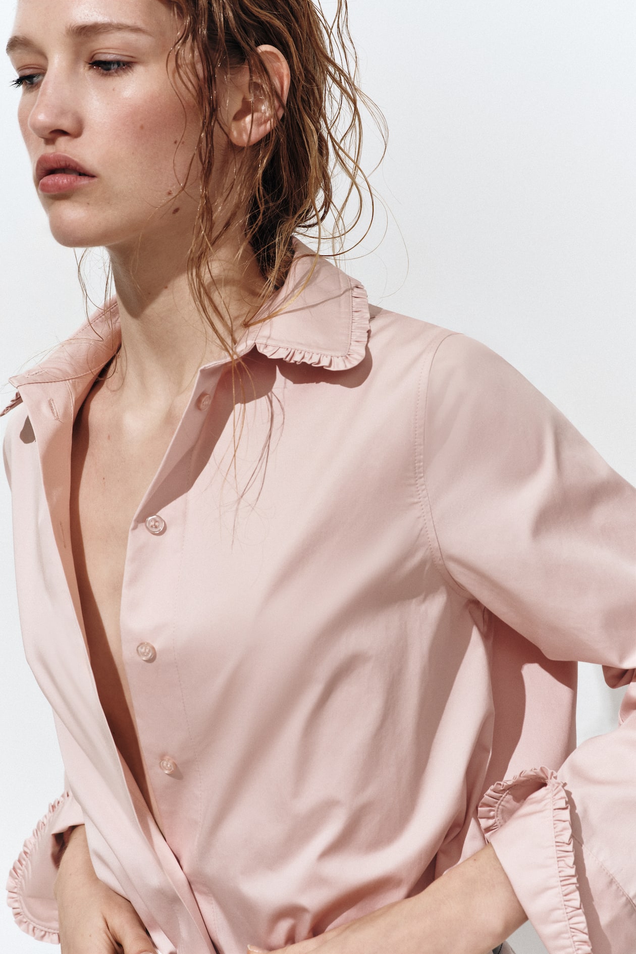 Cotton Poplin Shirt - image 3
