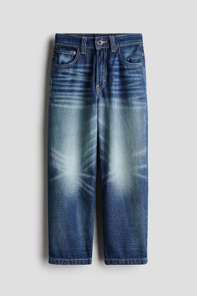 Baggy Fit Jeans - Dark denim blue/Black/Light denim blue/Denim blue/Light denim blue/Washed black/Washed black/Light denim blue/Light denim gray/Light denim blue/Dark gray/Gray/Light denim blue/Dark denim blue - 1