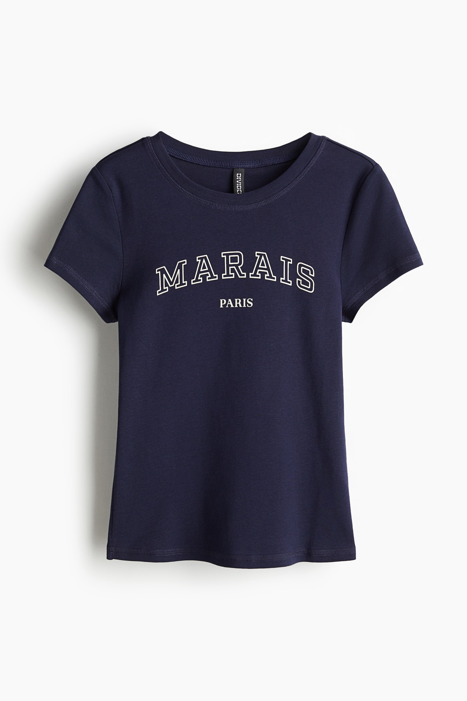 Ribbed T-shirt - Navy blue/Marais/Burgundy/The Rest Is History/Light turquoise/Ombre/Navy blue/Belle Âme/Cream/Bow/Cream/Milano - 2