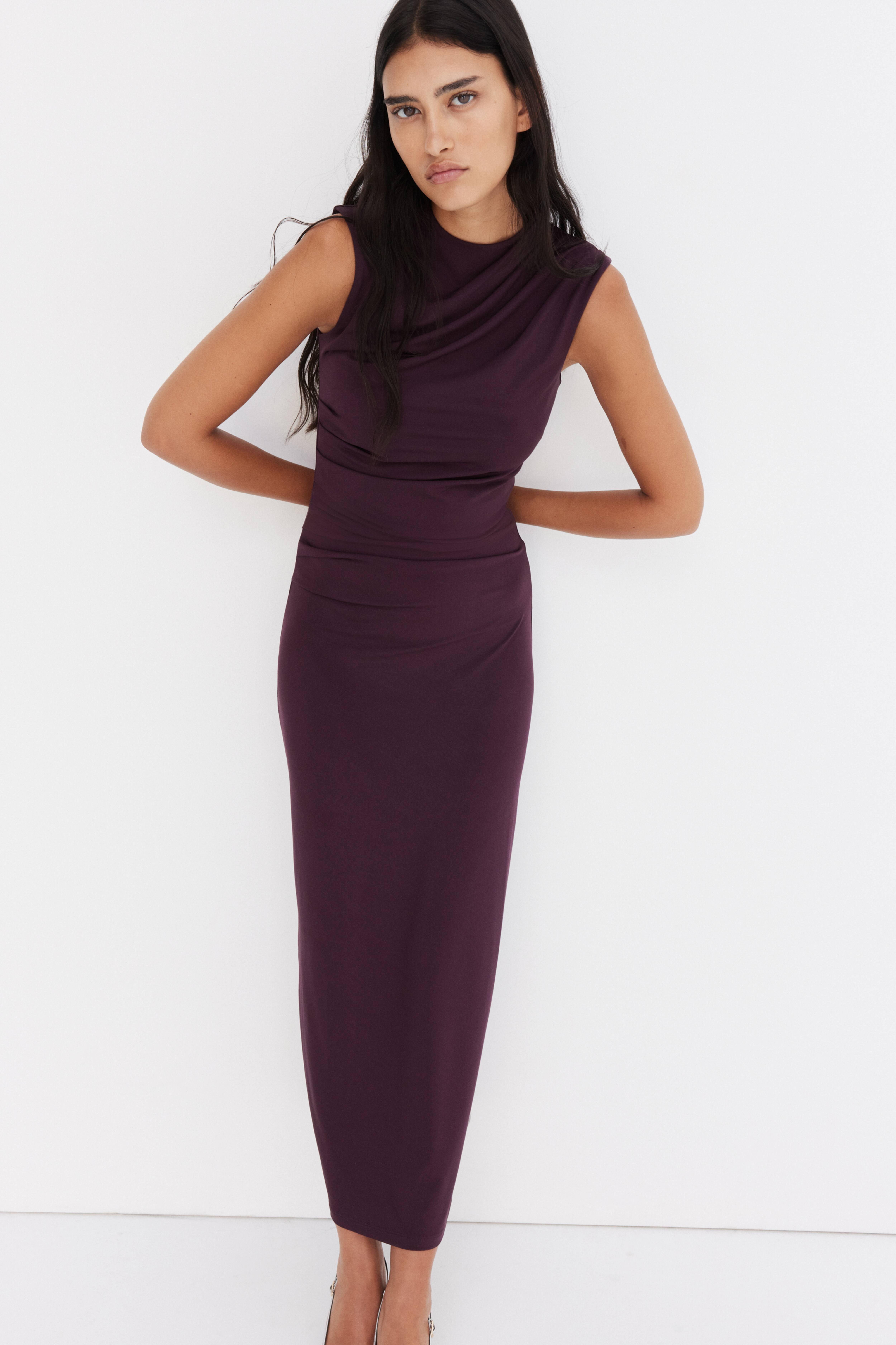 Draped Bodycon Dress