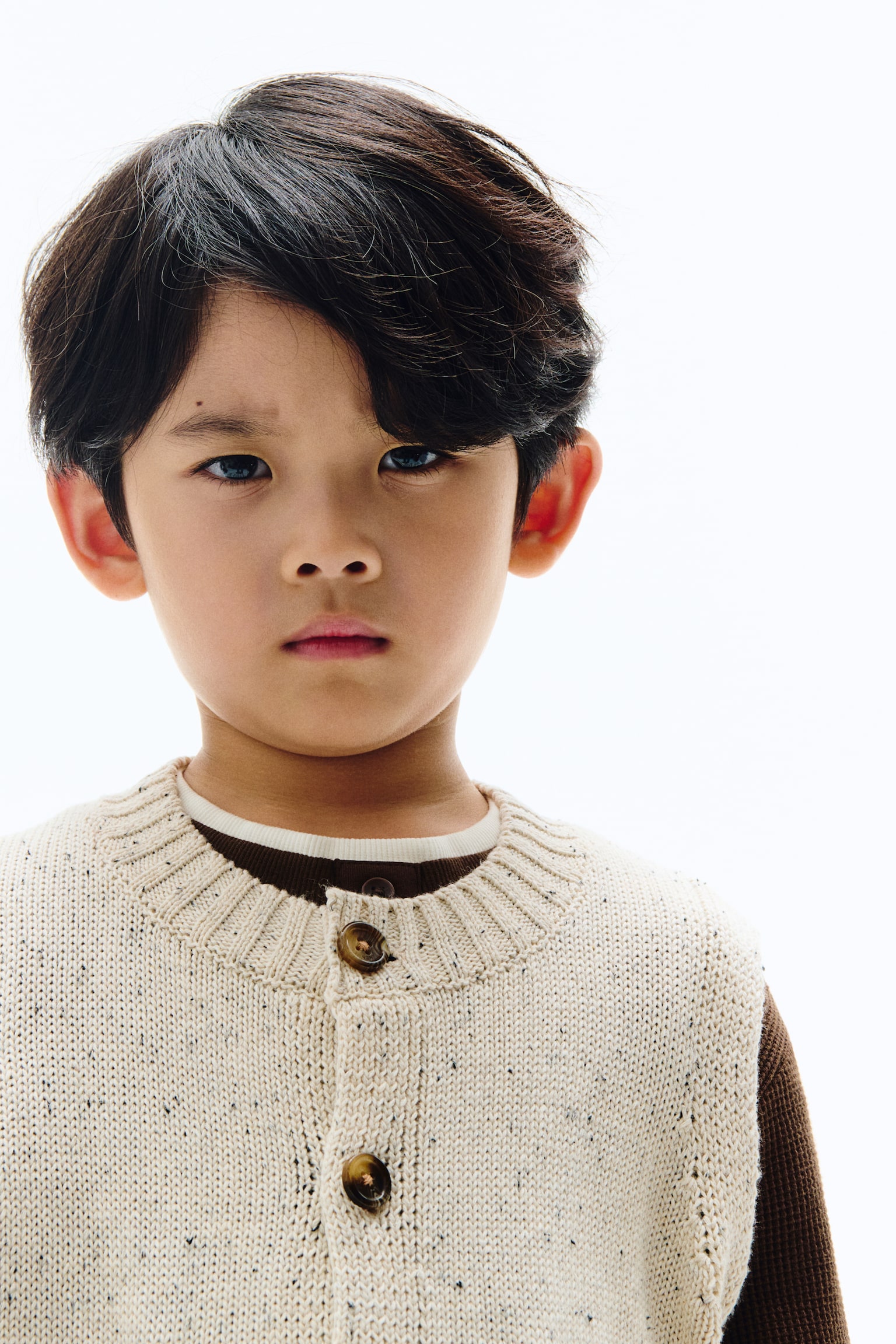 ニットベスト - ライトベージュ - 5