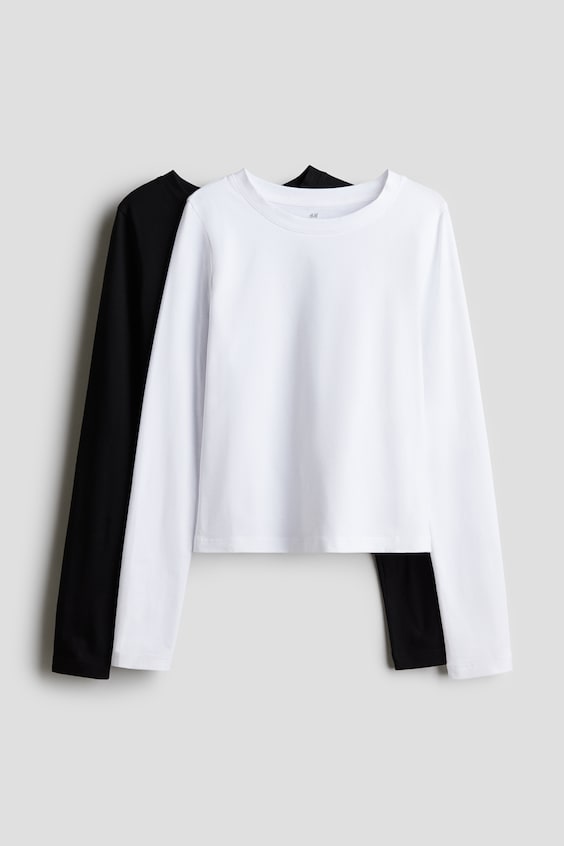 Детские топы H&M 2-pack Jersey Tops