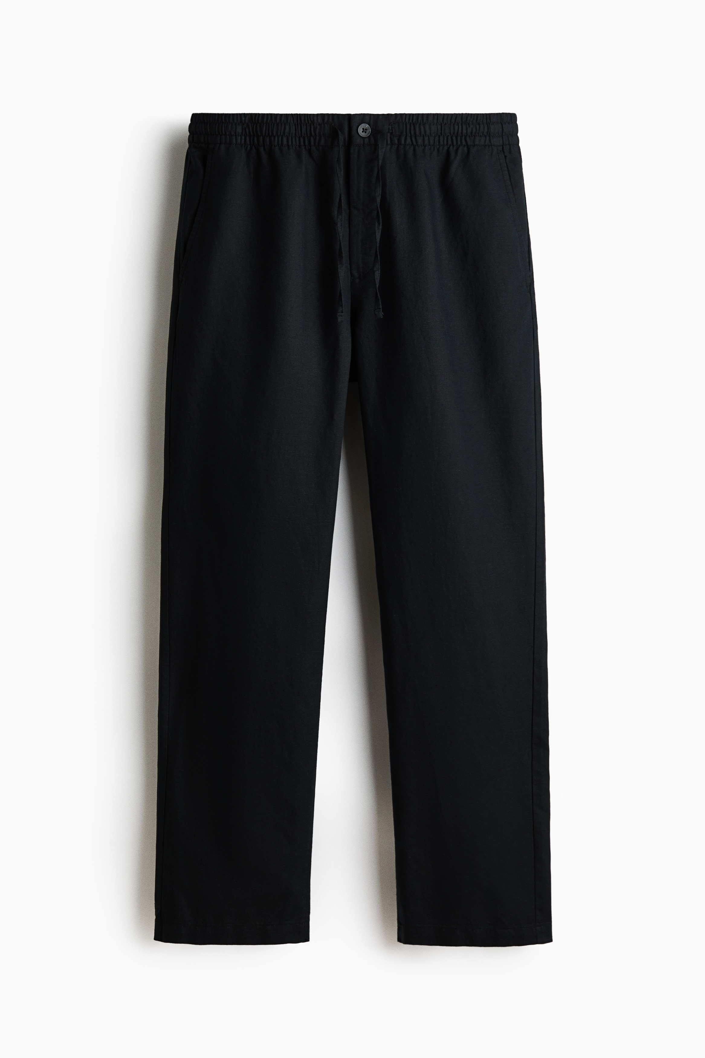 Quần dài linen pha Regular Fit - Màu đen/Màu nâu đậm/Màu hồng đậm/Màu be nhạt/Màu trắng/Màu xanh dương đậm/Màu đen