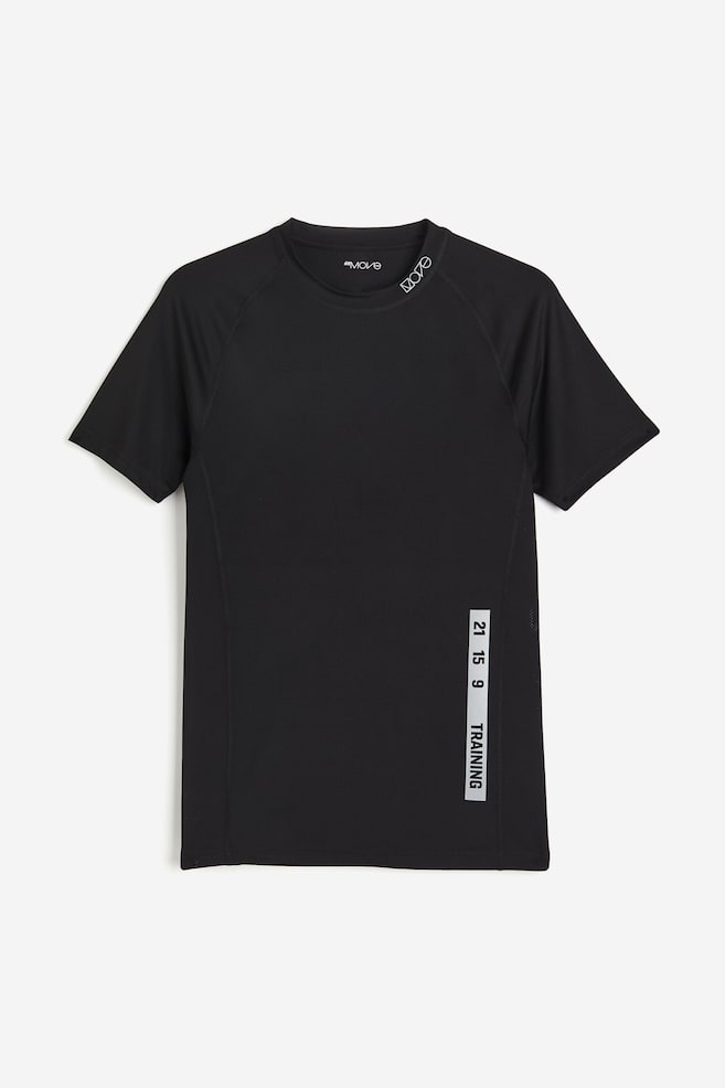 T-shirt sportiva Muscle Fit in DryMove™ - Nero/Training - 2