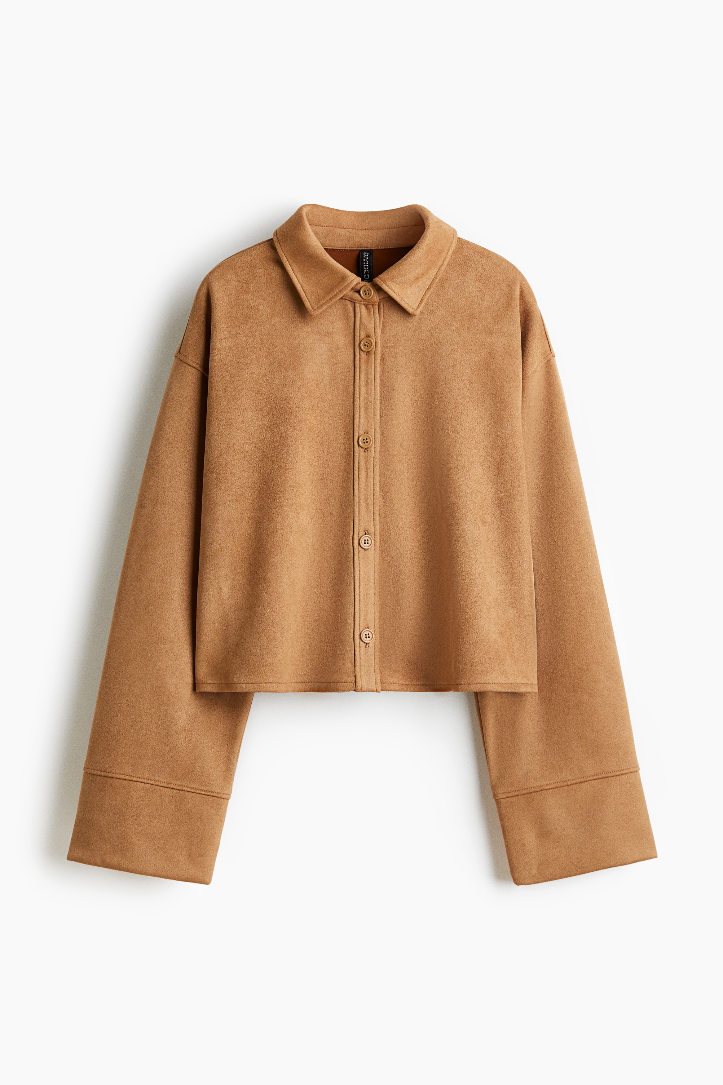 Loose-Fit Shirt - Dark beige