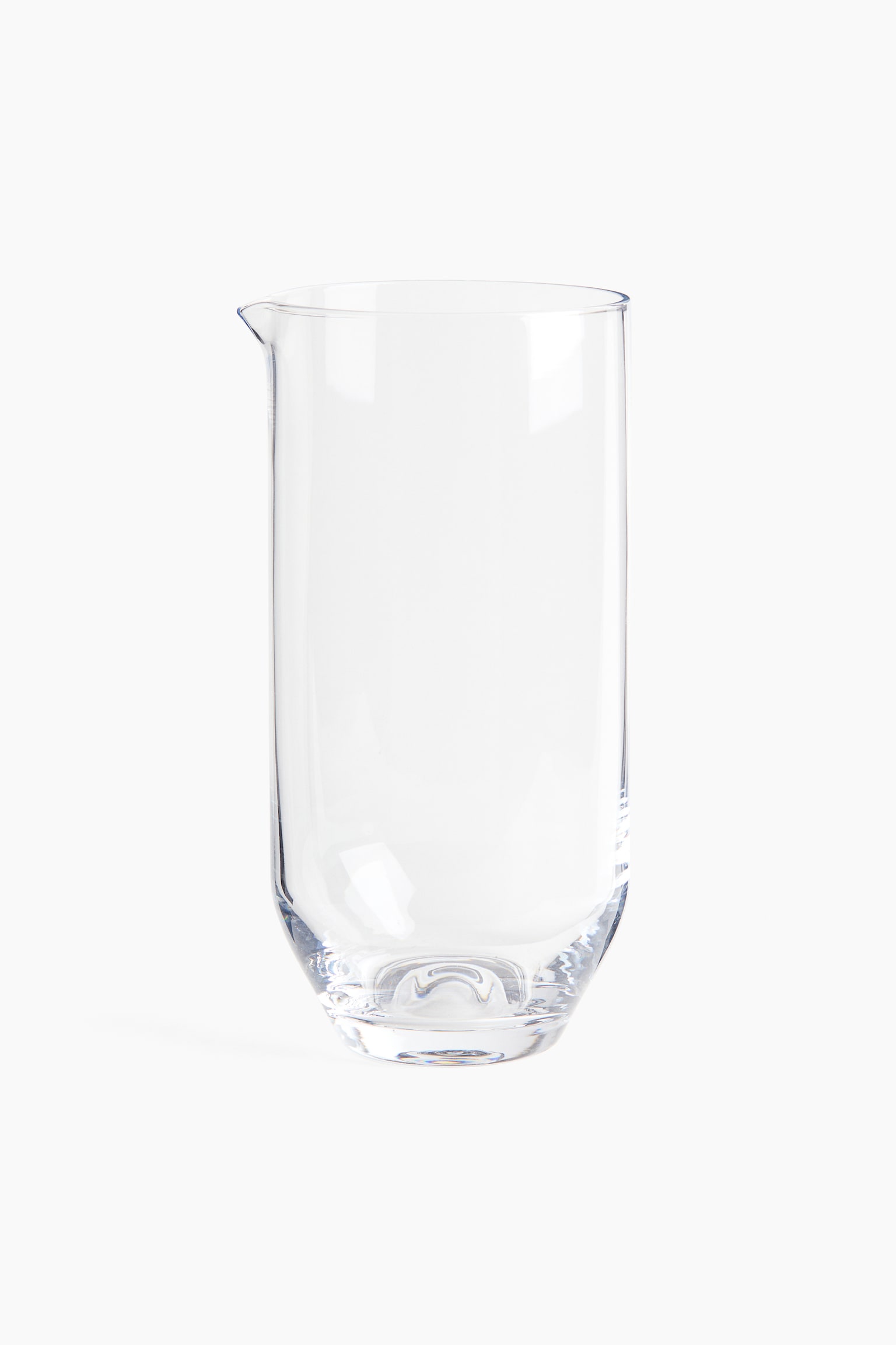 Mouth-Blown Glass Carafe - Transparent/Brown - 1