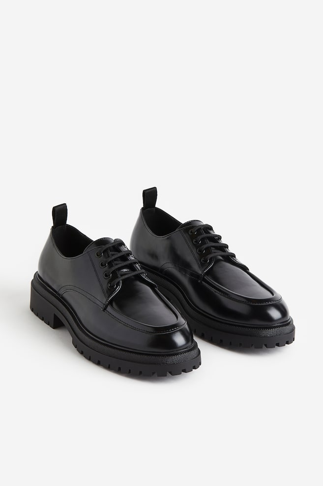 Chunky Derby shoes - Black - 6