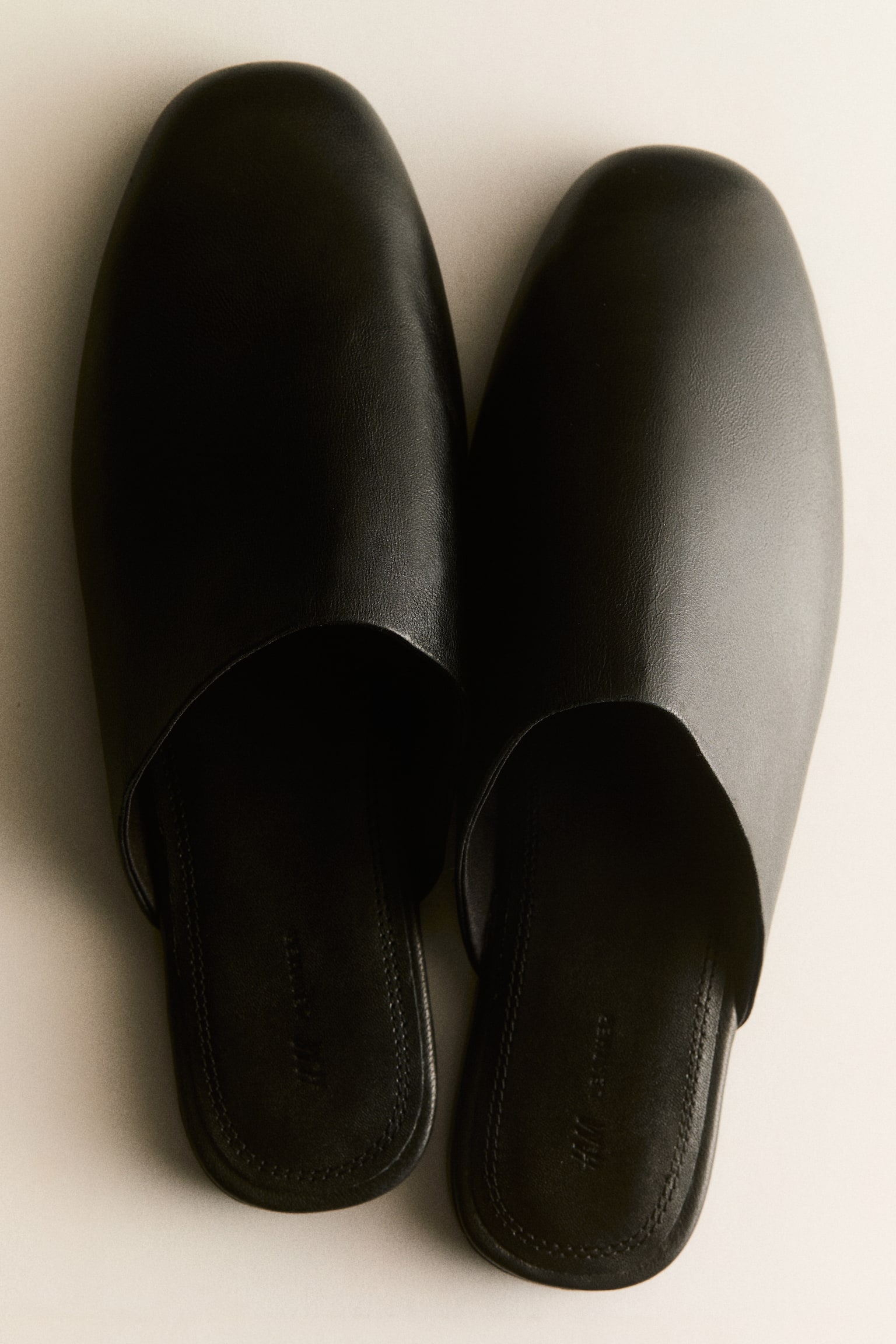 Leather mules - Black - 1