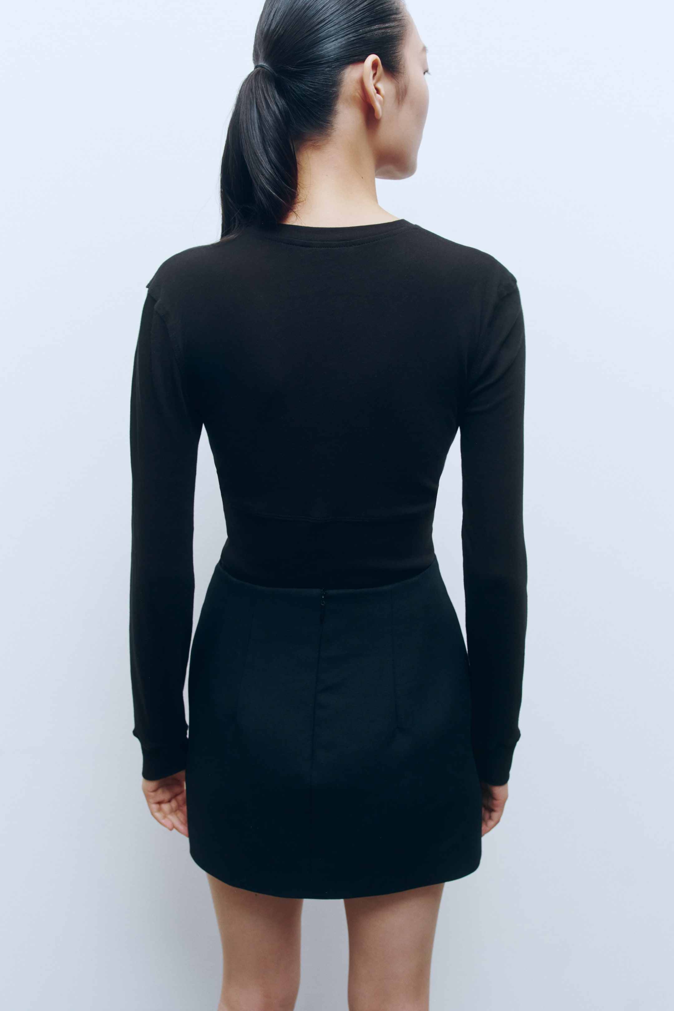 Long-Sleeved Cotton Top