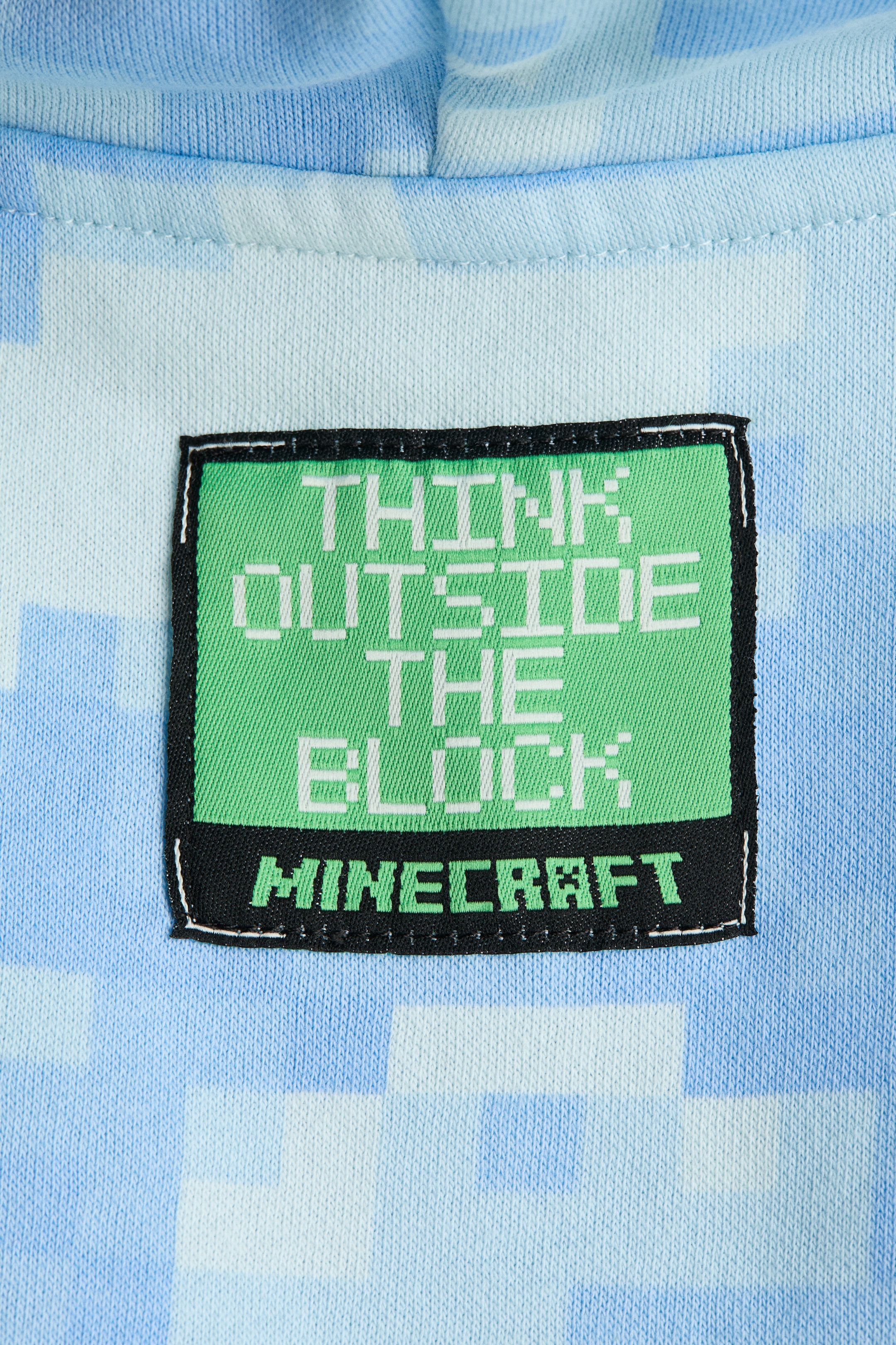 Ampliar la imagen: Sudadera con gorro y diseño - Azul claro/Minecraft - Kids | H&M MX 2