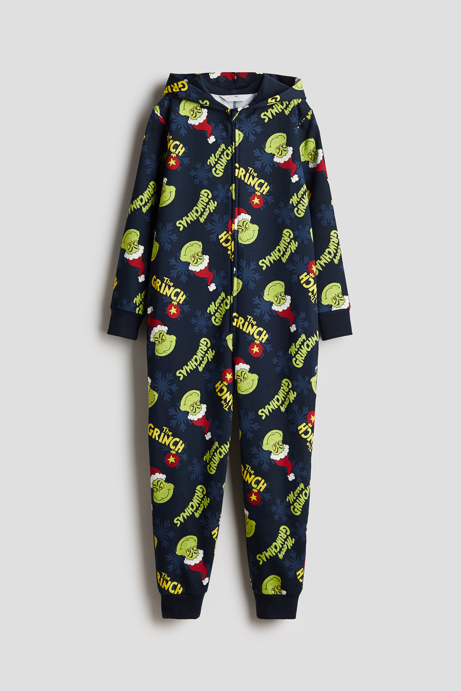 Printed jumpsuit - Dark blue/The Grinch - 1