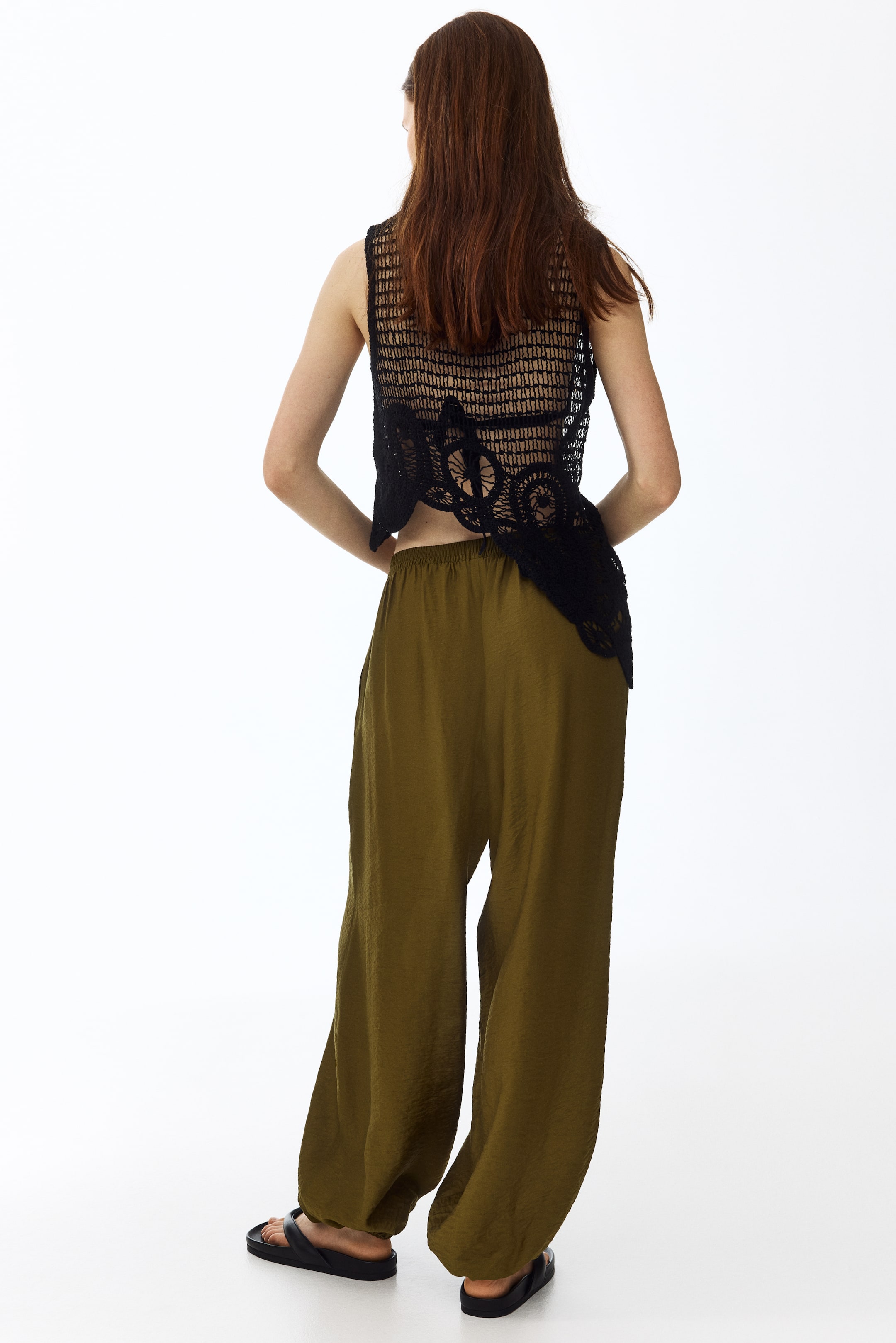 Balloon-Leg Pants