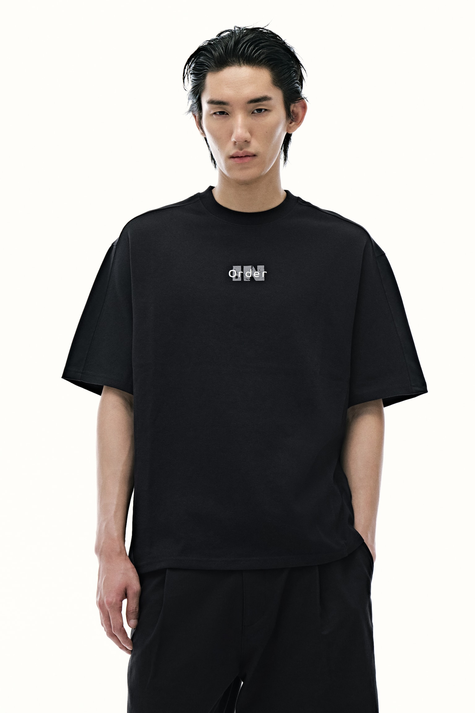 Loose Fit Printed cotton T-shirt - Black/In Order/Cream/Unsaid/Dusty beige/Unsaid - 1