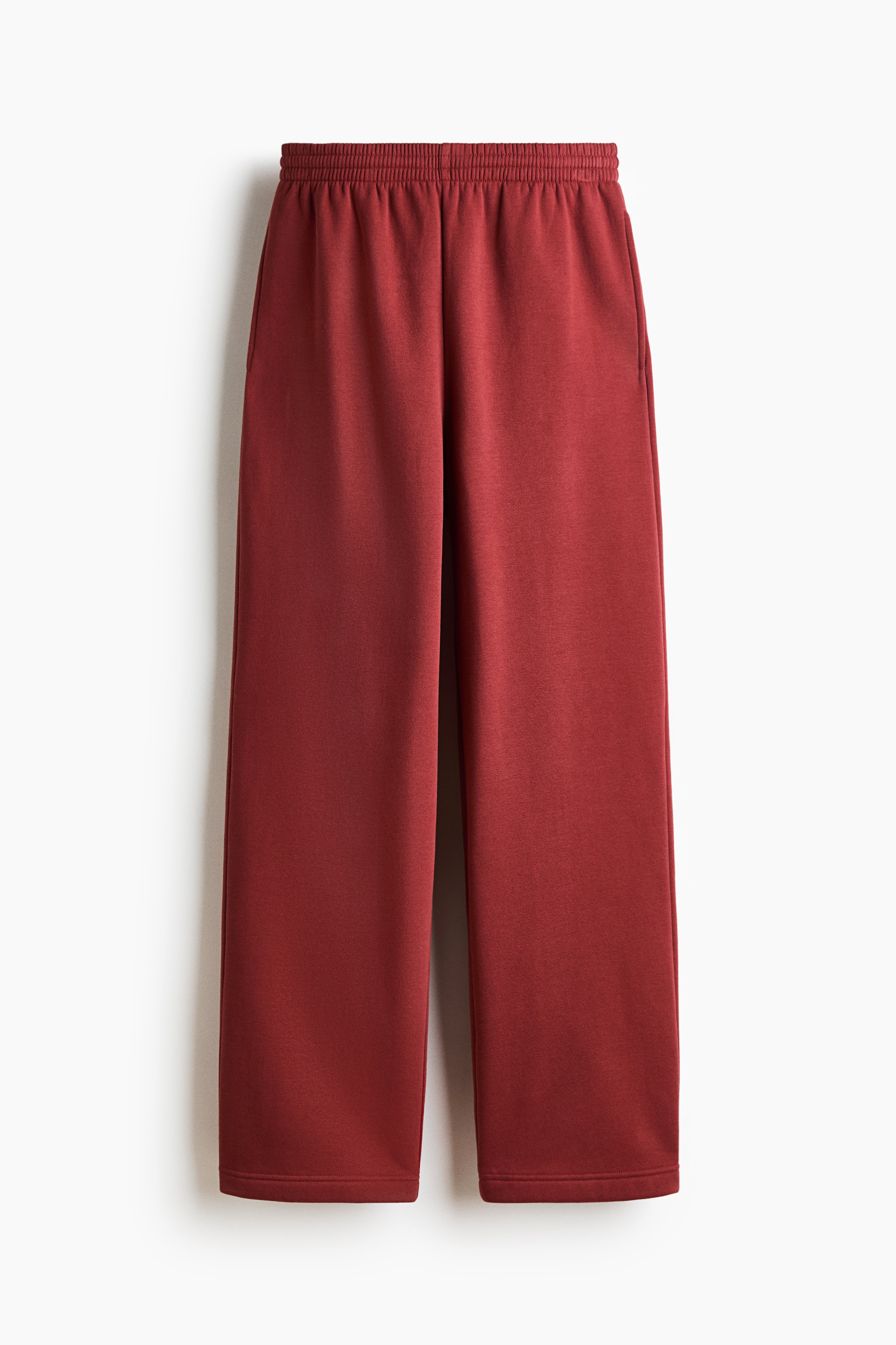 Pantalon en molleton - Rouge foncé/Brun foncé/Gris clair chiné/Gris chiné/Bourgogne/Marine/Bleu-gris/Turquoise clair/Crème/Vert sauge clair/Rose poudre/Noir/Vert kaki/Gris clair chiné/Beige clair/Crème