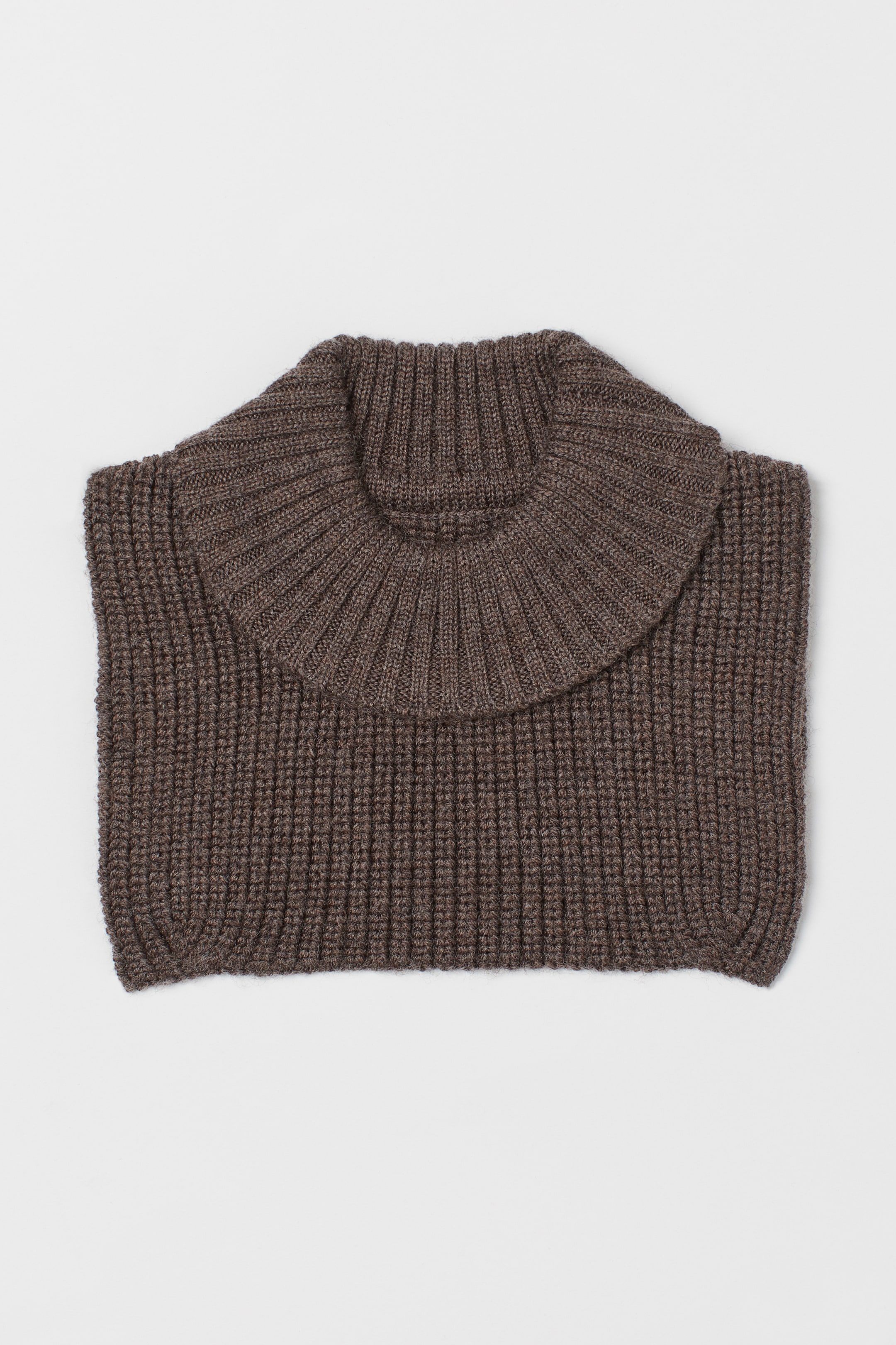 Zobacz większy obraz: Wełniany kołnierz golfowy - Ciemny brązowoszary - Dziecko | H&M PL 1