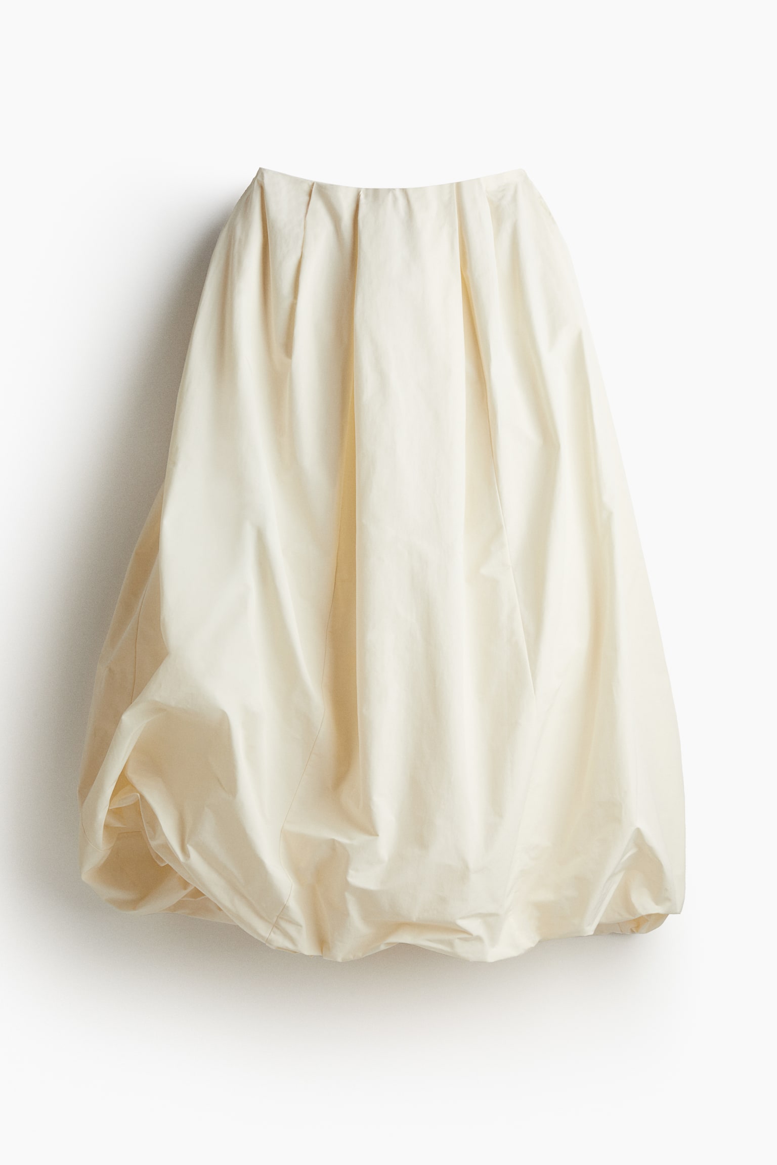 Bubble-hem skirt - Cream - 2