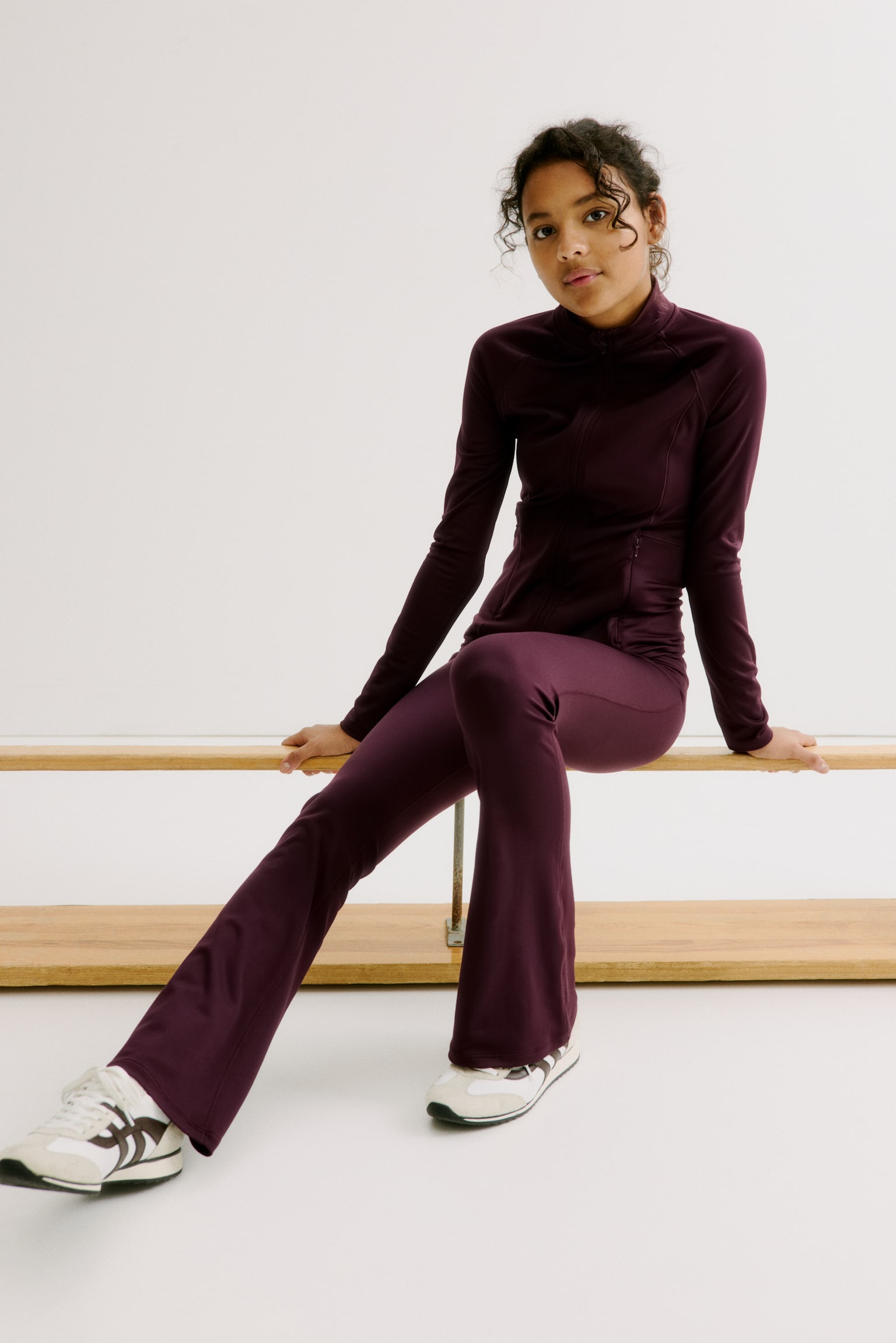 Chamarra deportiva con DryMove™ - Morado mora/Black/Lila tenue claro - 3