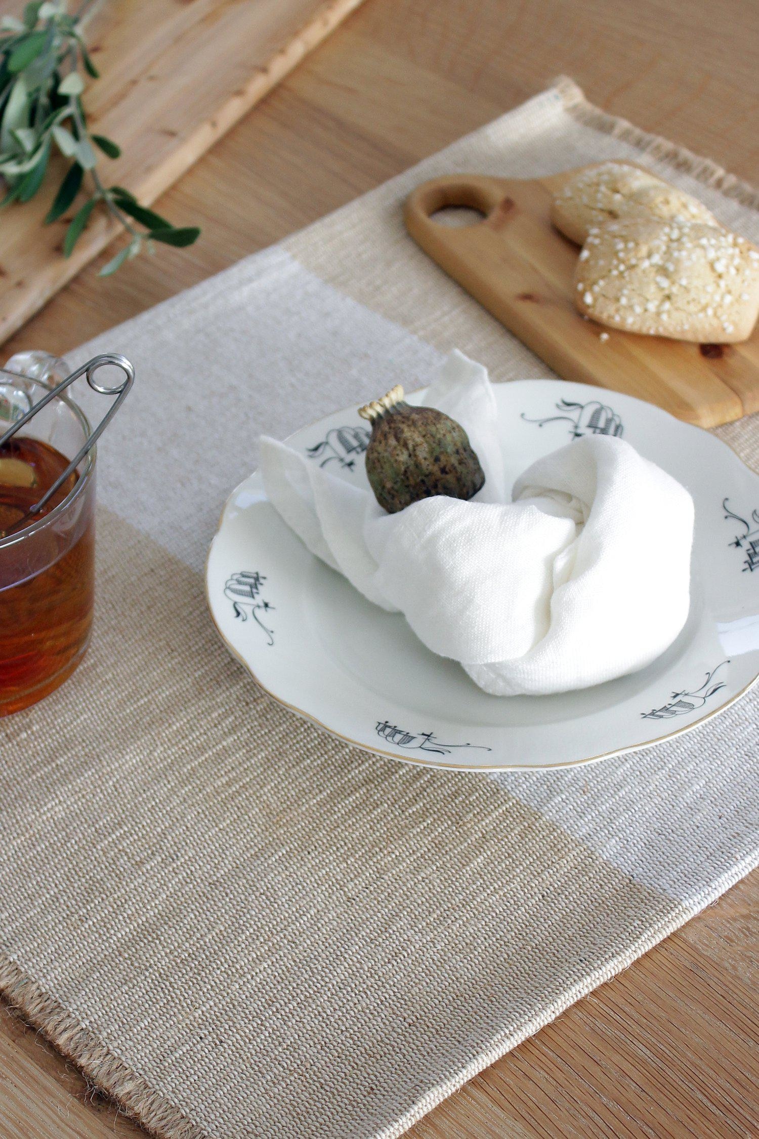 Turid Place Mat 4p - Off White