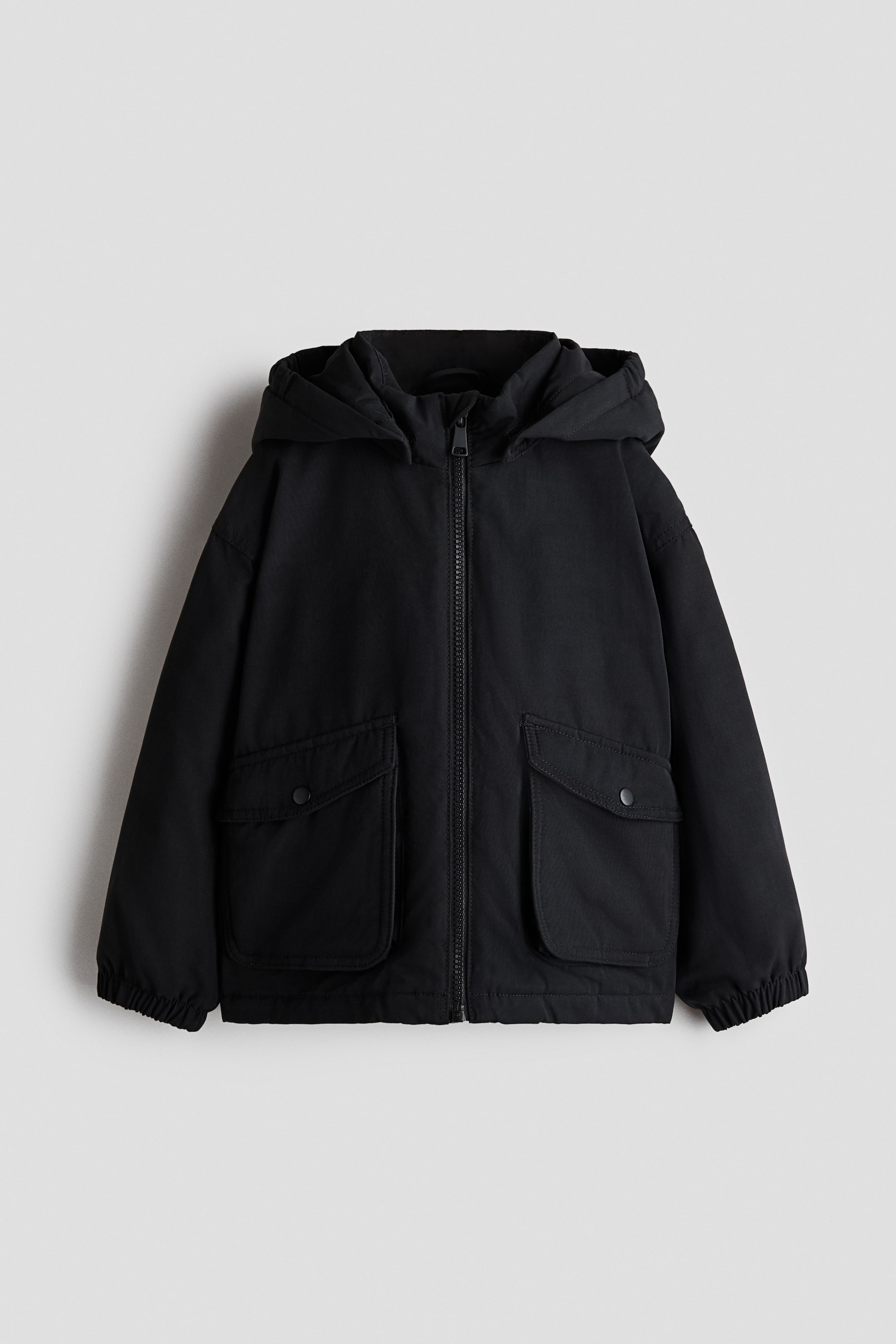 View larger image: Hooded jacket - Black - Kids | H&M 1