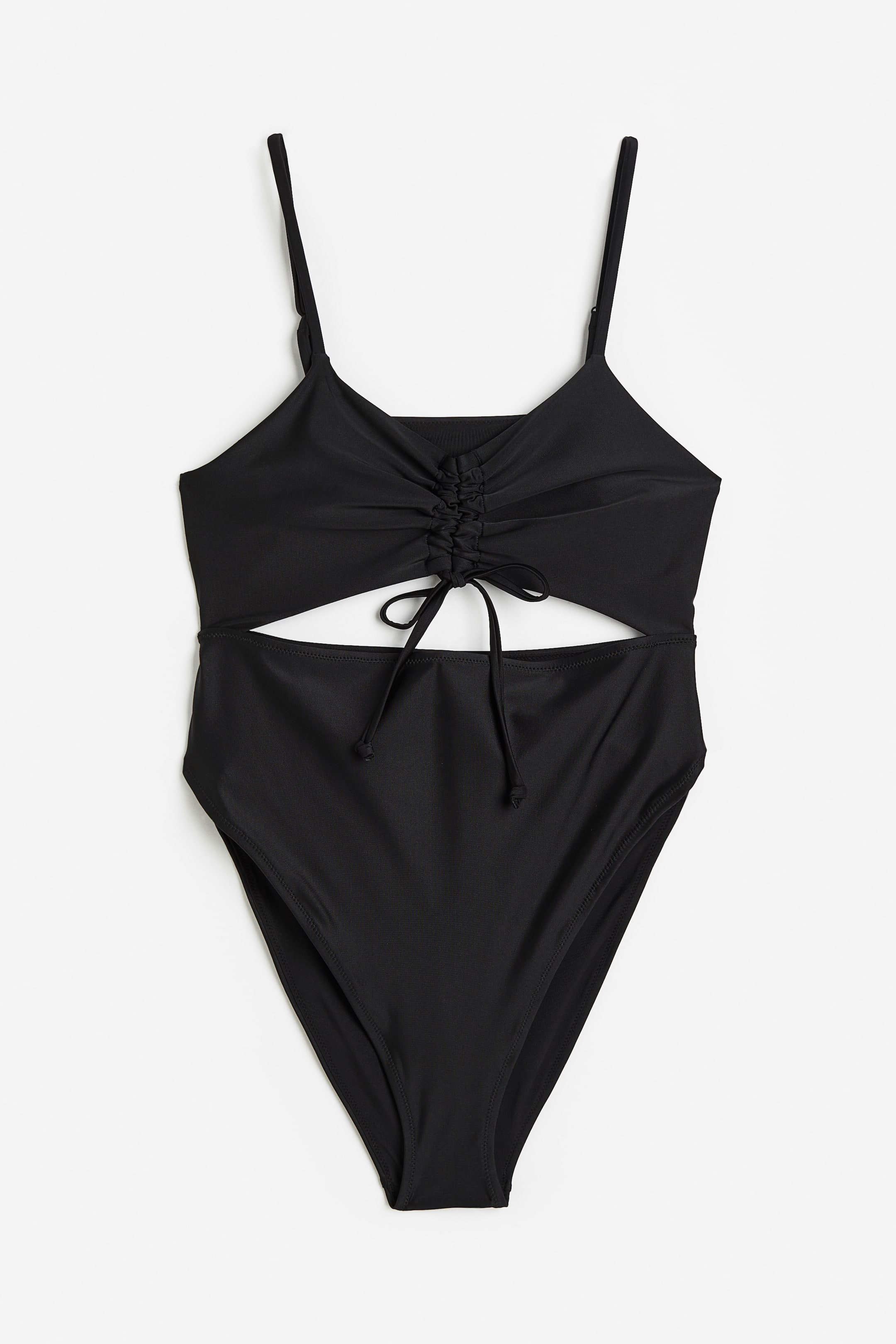 H&M+ High Leg Swimsuit with Drawstring