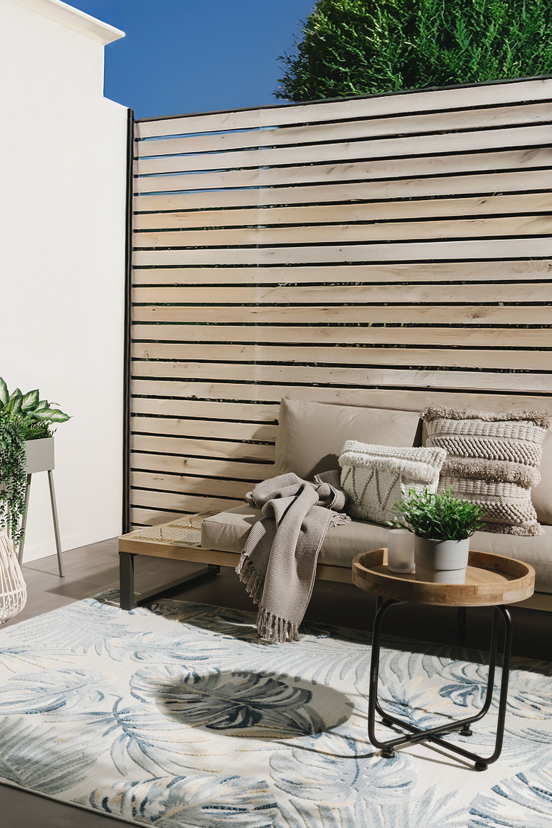 Sisä- Ja Ulkotiloissa Käytettävät Matot Flora - Monivärinen