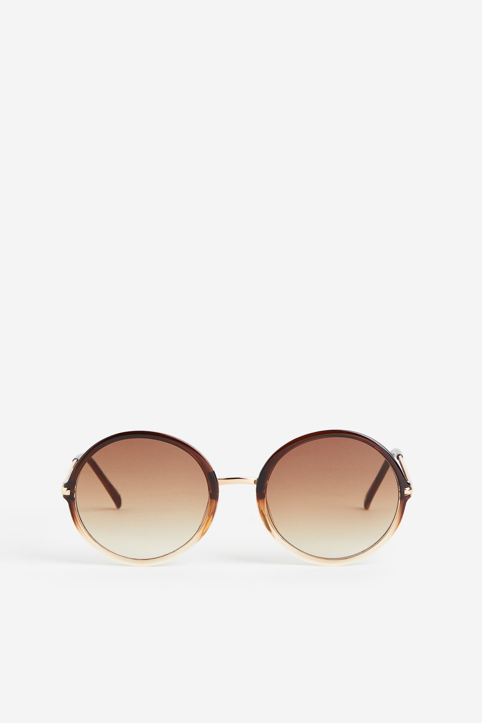 Round sunglasses - Brown - 2