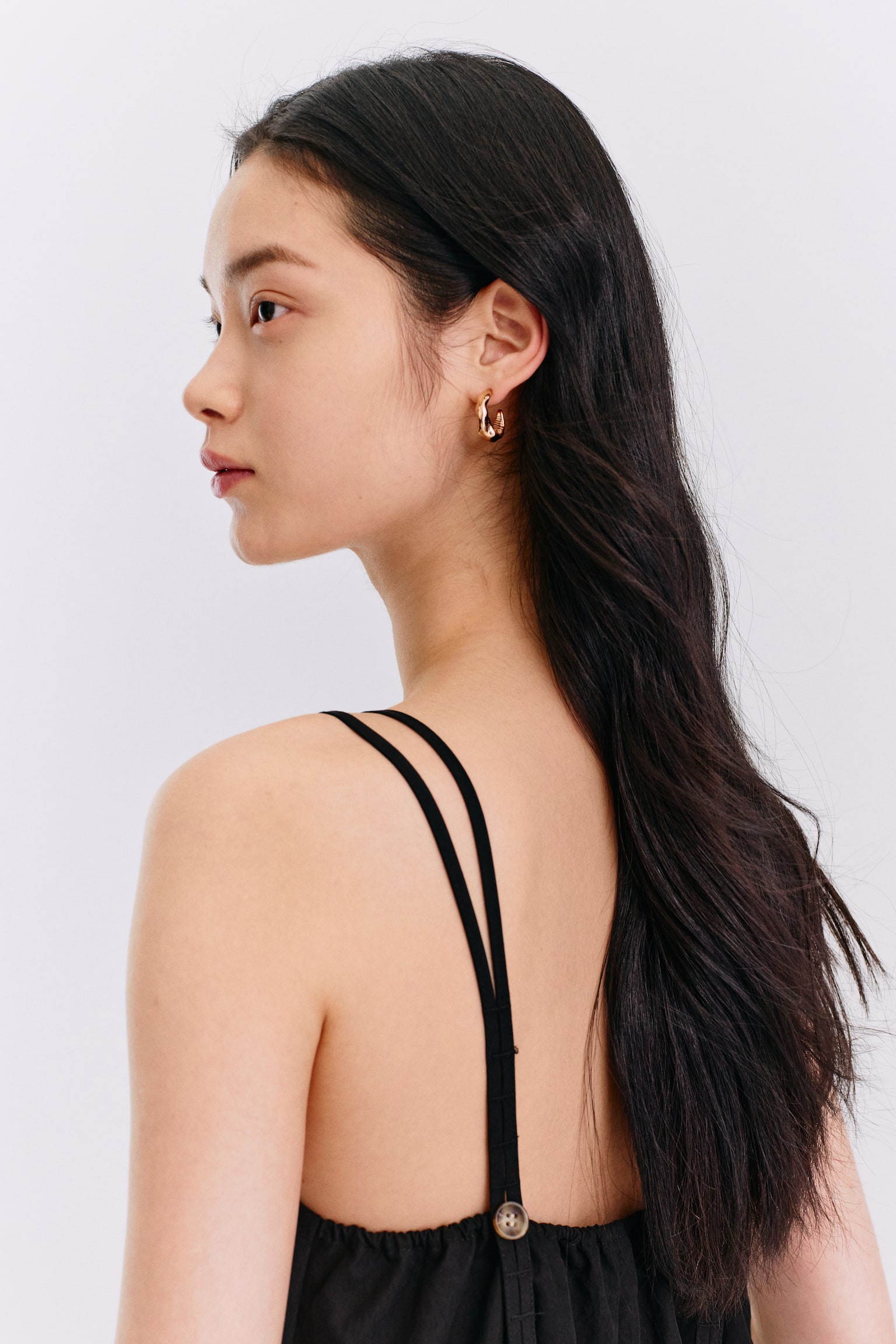 Váy hai dây - Màu đen - 4