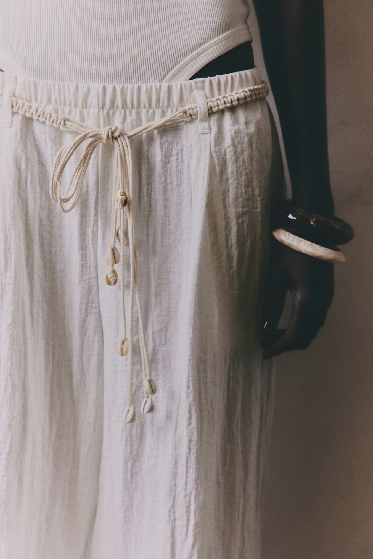 Pants with Macrame Belt - image 5