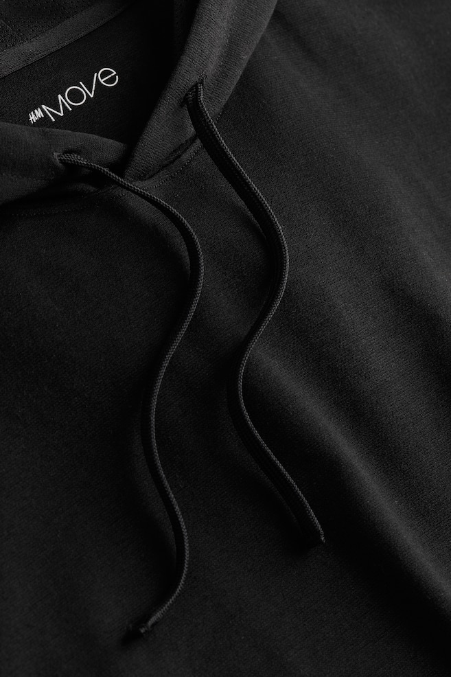 DryMove™ Sleeveless sports hoodie - Black/Grey - 3